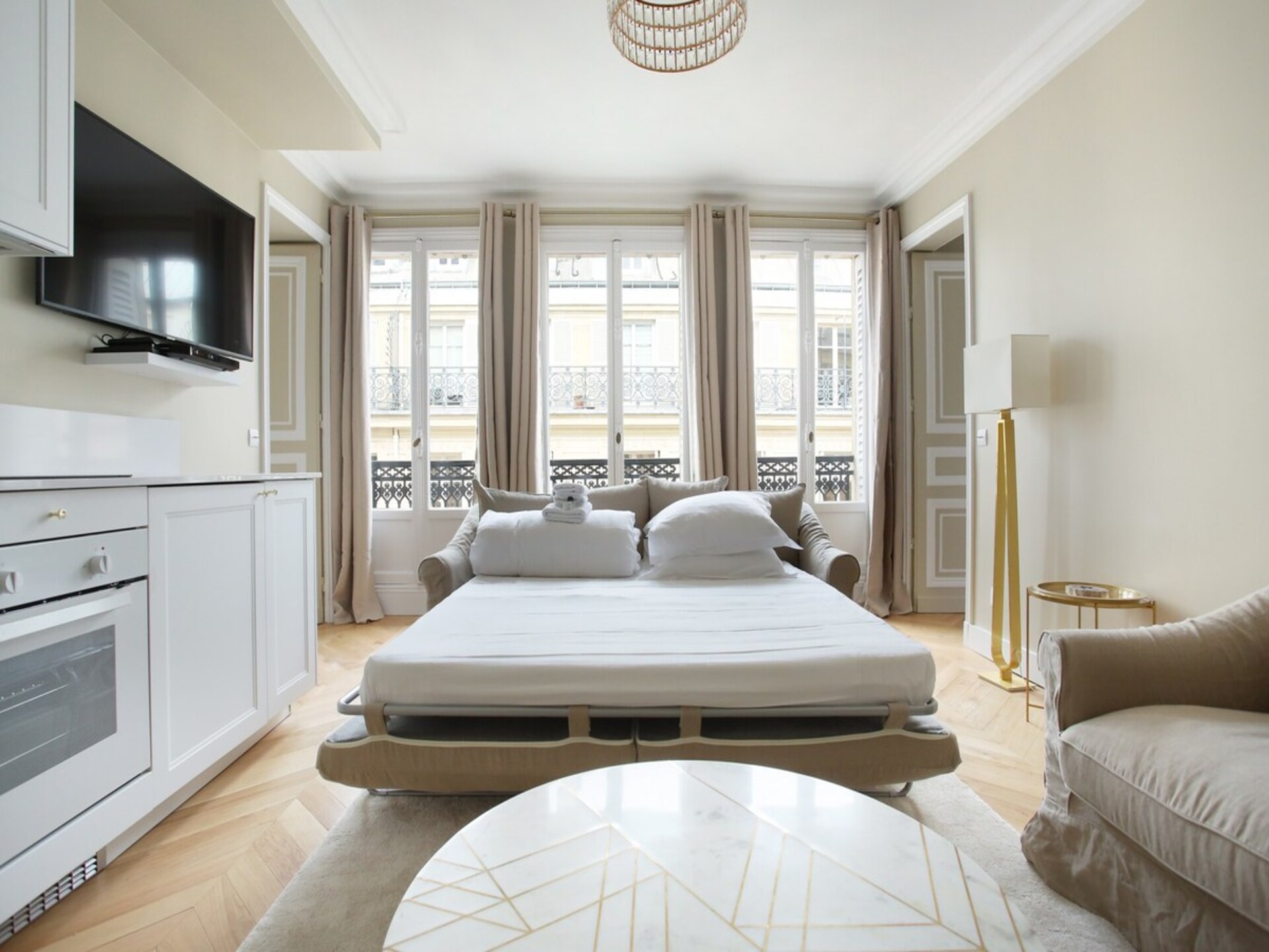Elegant appartement 121m² in hartje 8e arrondissement Parijs voor 8 personen - foto 11