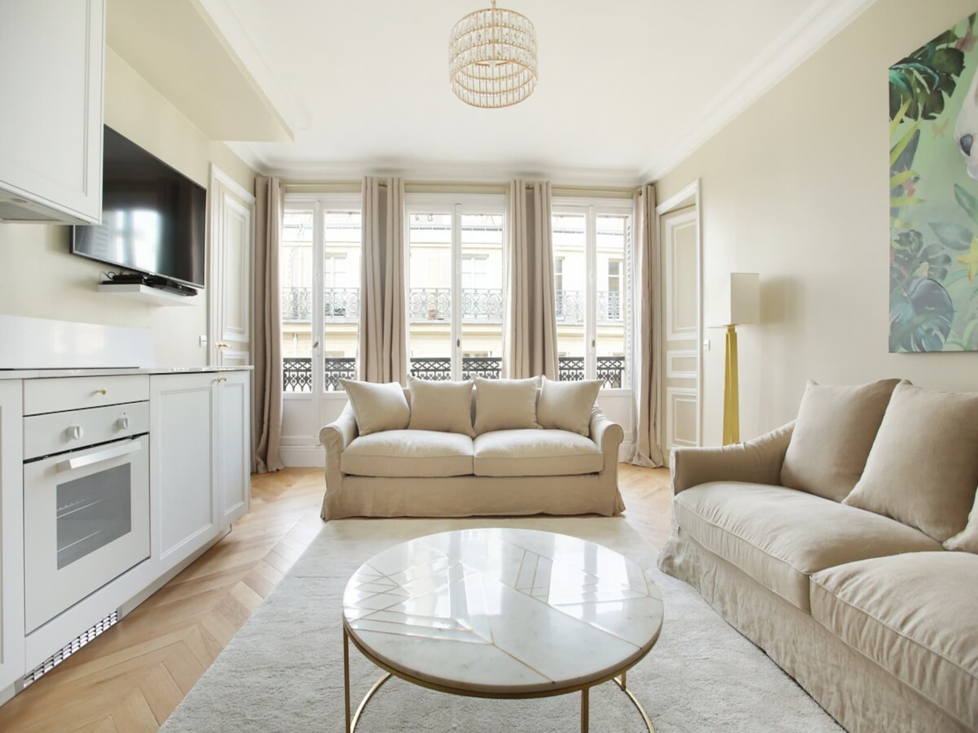 Elegant appartement 121m² in hartje 8e arrondissement Parijs voor 8 personen - foto 13