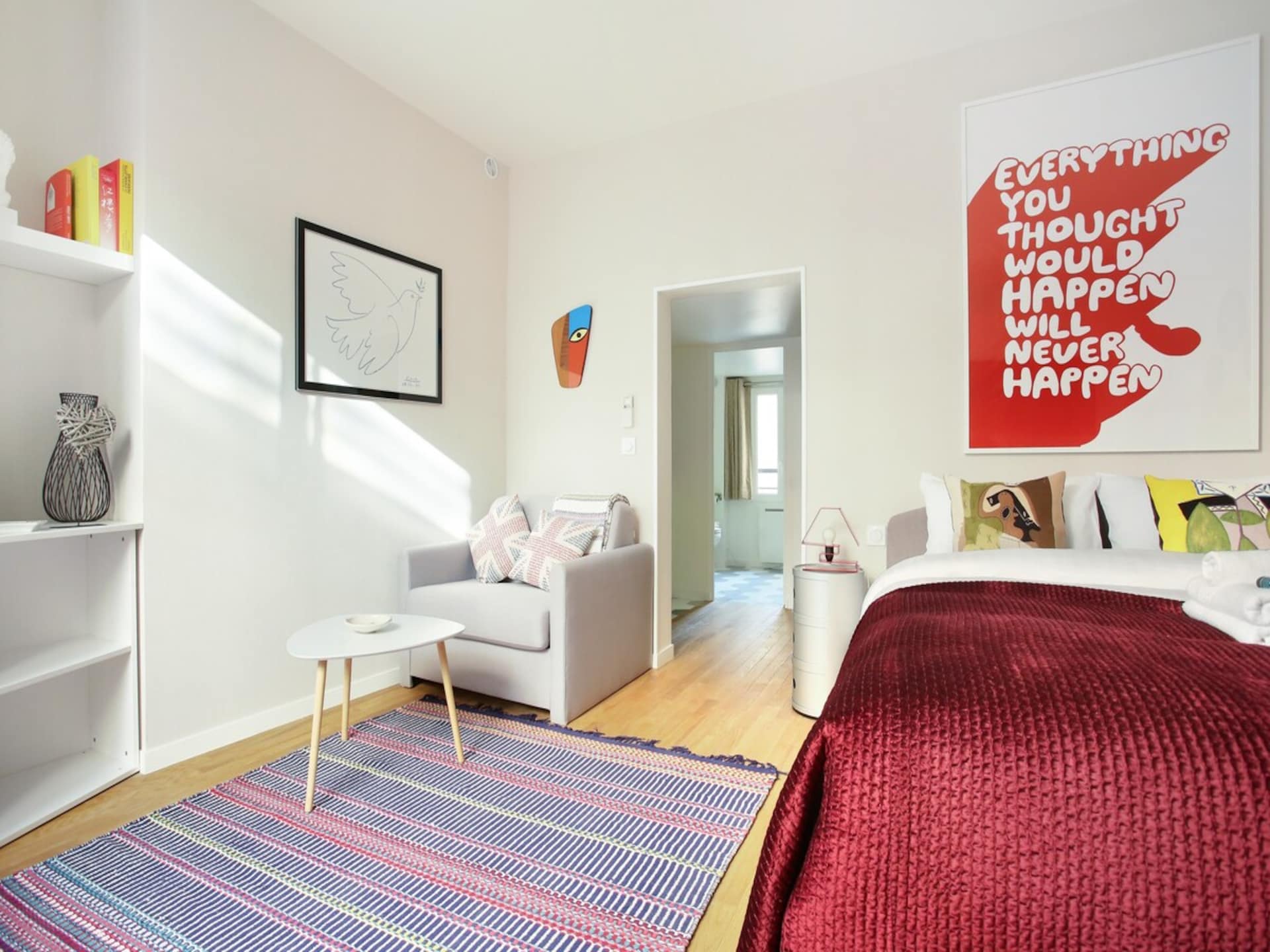 Sfeervolle studio in de Marais, op loopafstand van Beaubourg - foto 6