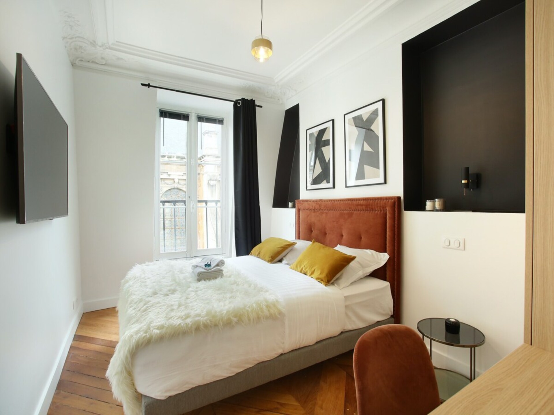 Haussmann-appartement op 7 minuten van Hôtel de Ville en het Louvre - foto 2