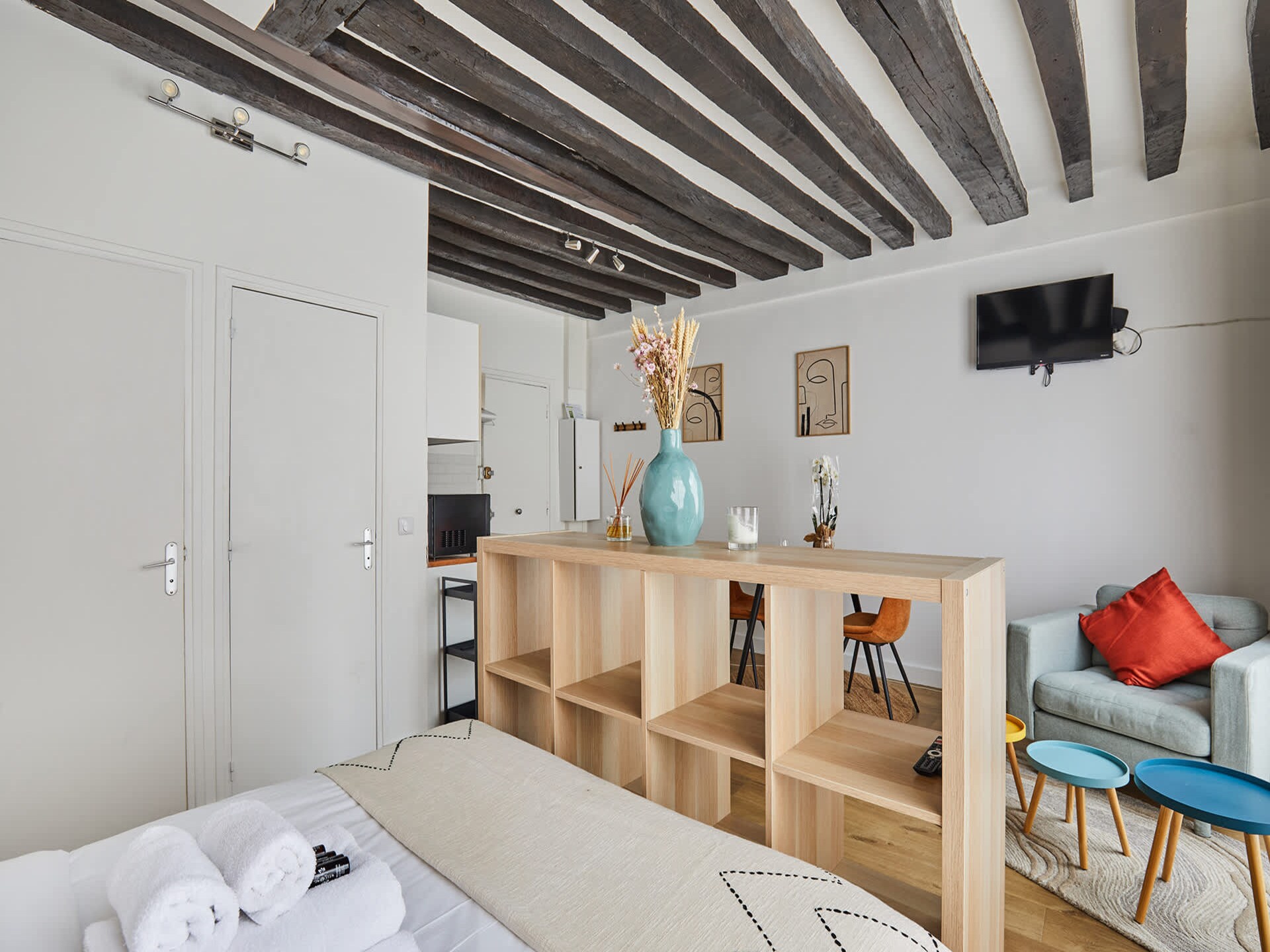 Licht studio-appartement in hartje Parijs, vlakbij Rue Montorgueil - foto 9