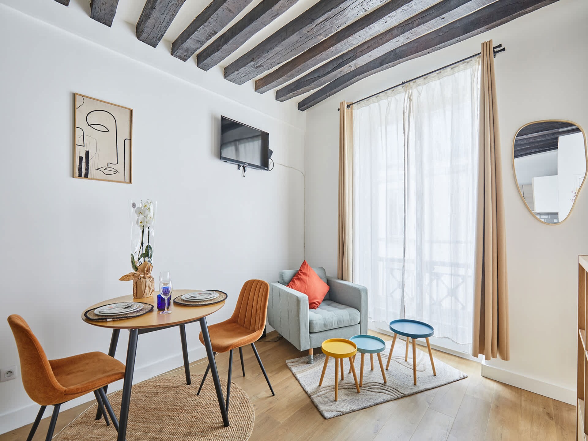 Licht studio-appartement in hartje Parijs, vlakbij Rue Montorgueil - foto 11