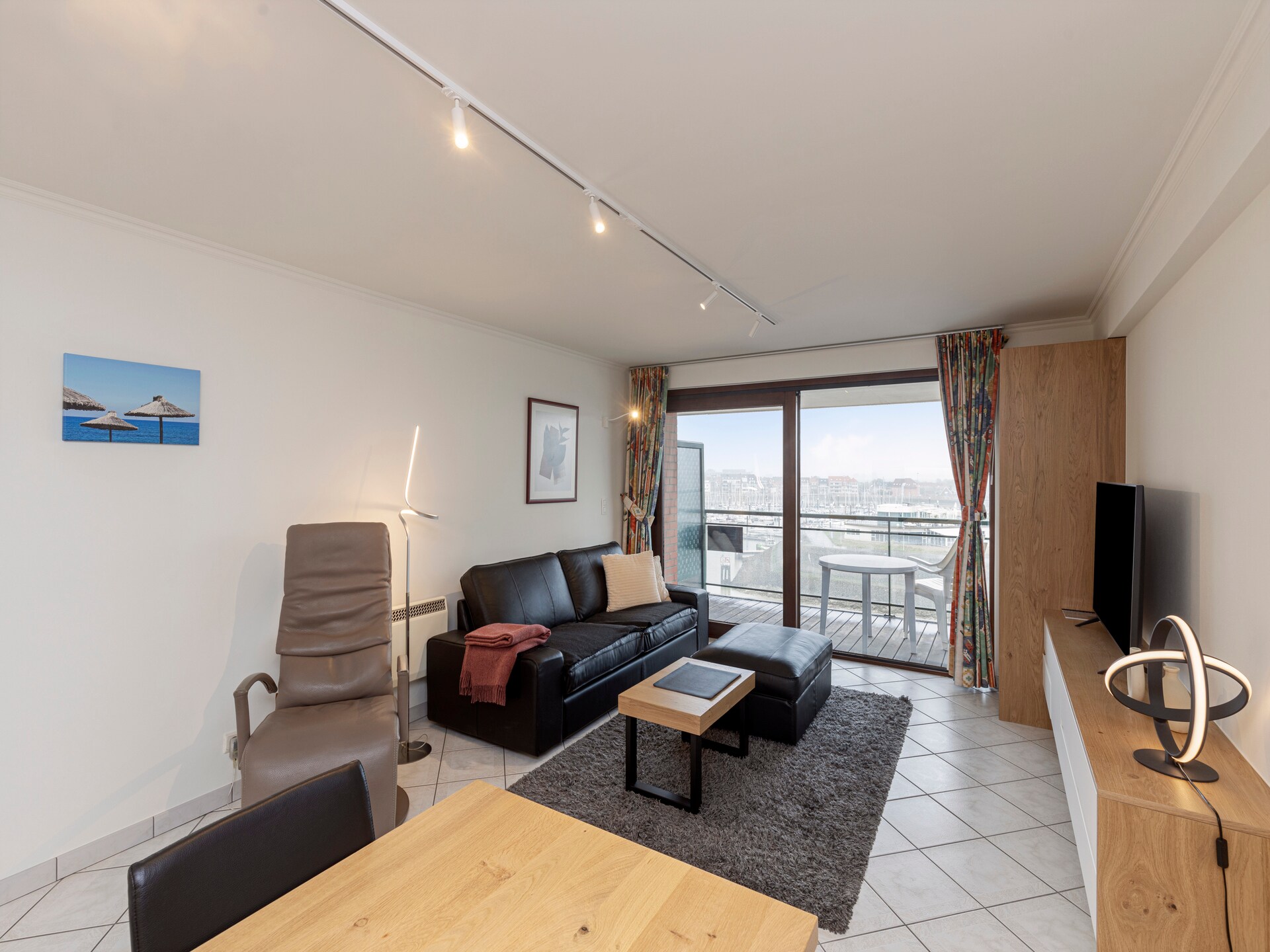 Licht appartement aan jachthaven Blankenberge met panoramisch uitzicht op het water - foto 7