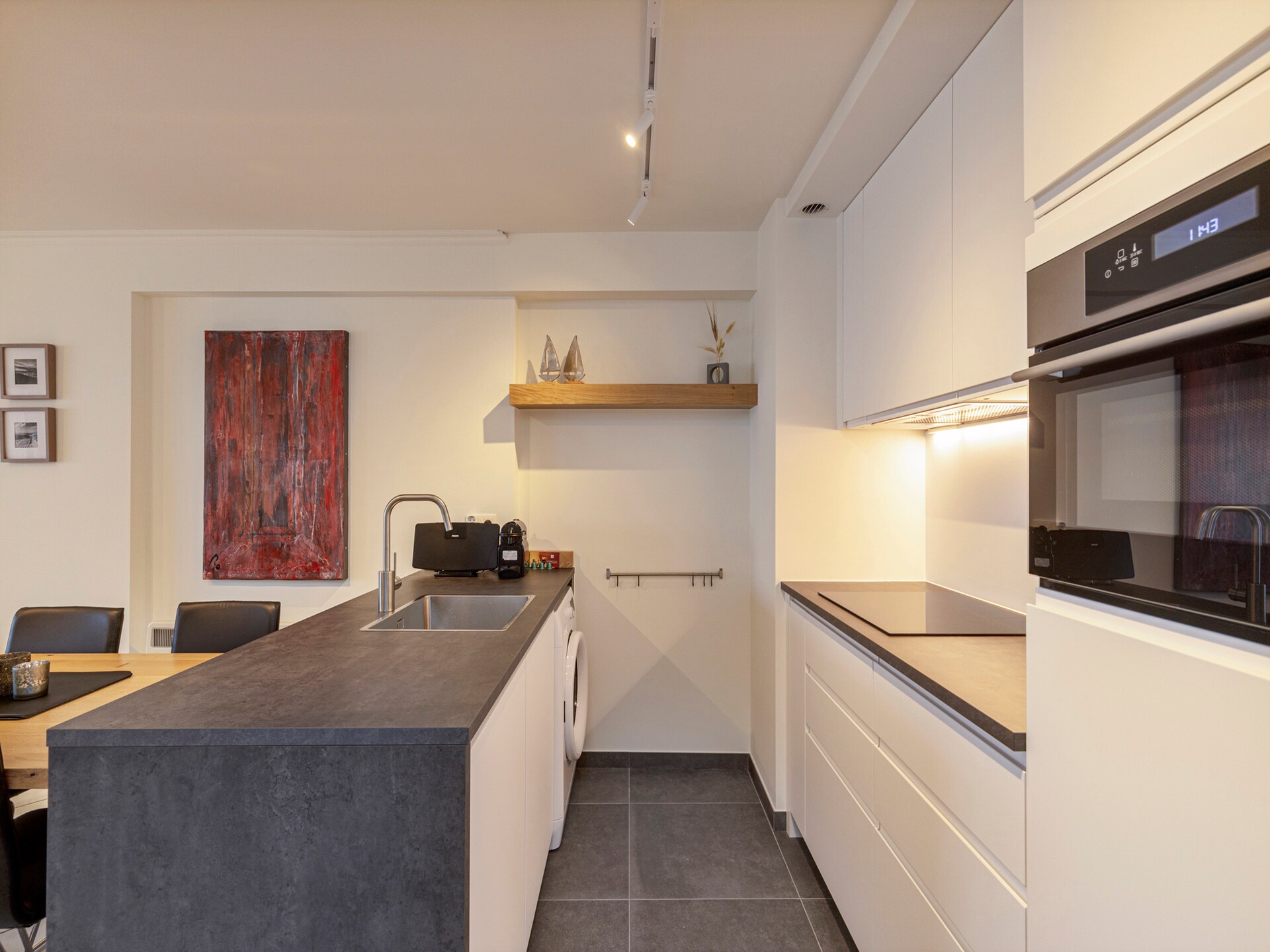 Licht appartement aan jachthaven Blankenberge met panoramisch uitzicht op het water - foto 15