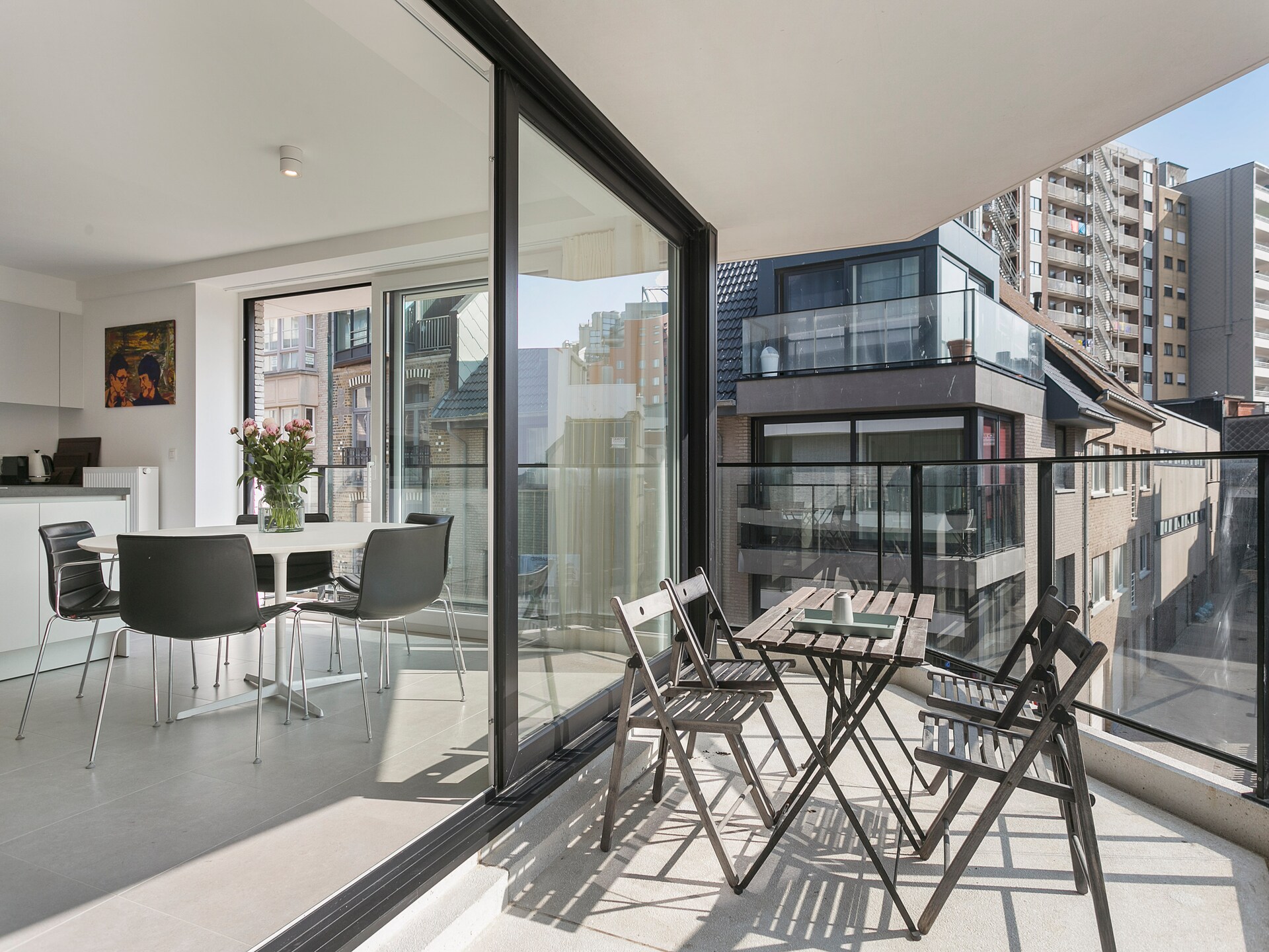 Licht appartement met terras, op loopafstand van het strand van Blankenberge - foto 24