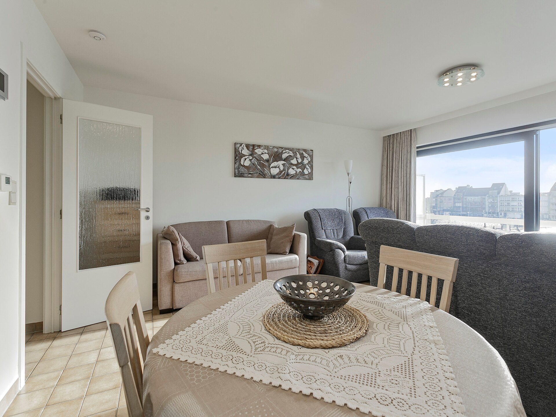 Licht appartement met 2 terrassen op 12 km van zee in Blankenberge - foto 10