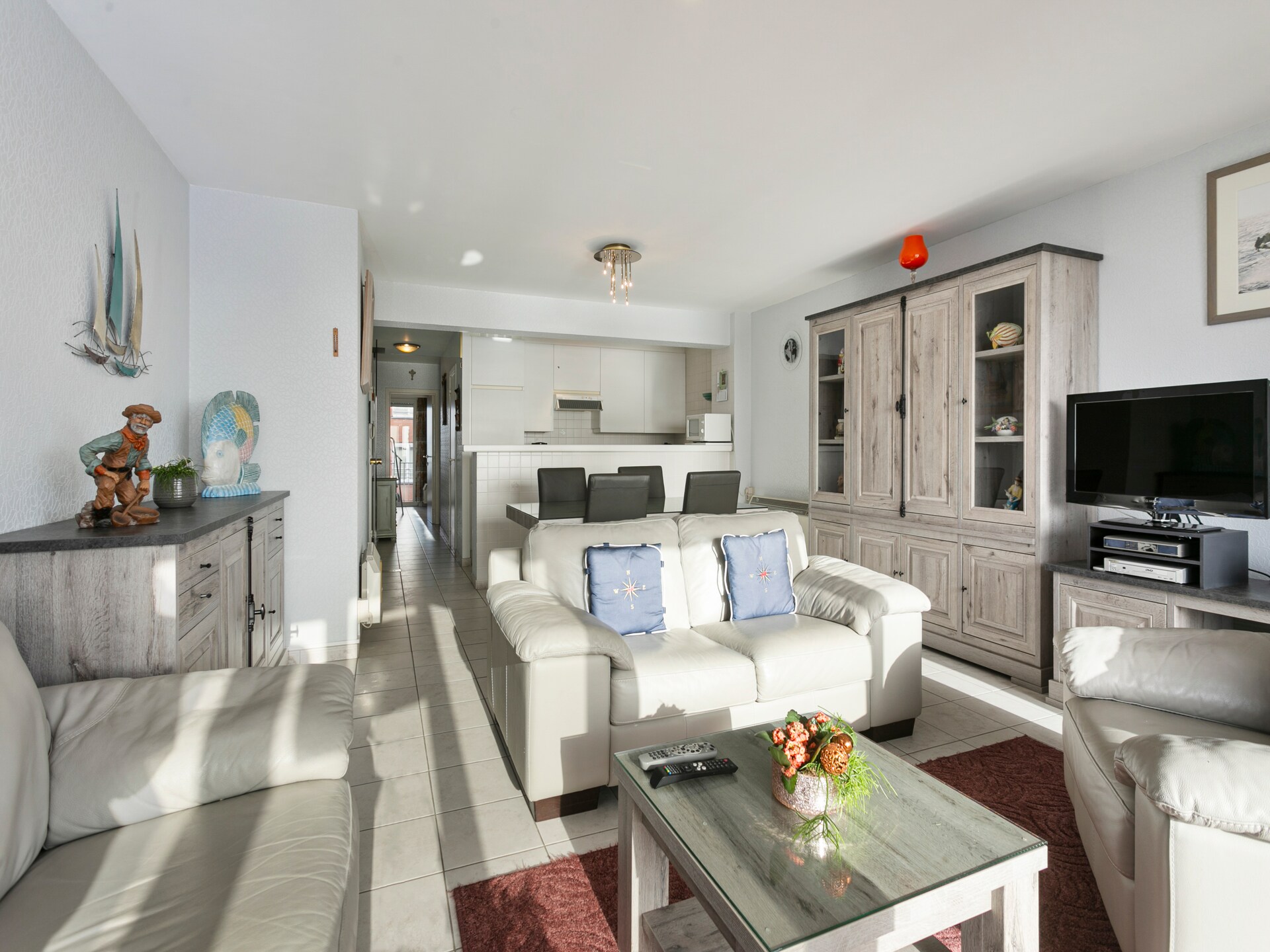 Licht appartement in Blankenberge met zicht op jachthaven en polders - foto 7