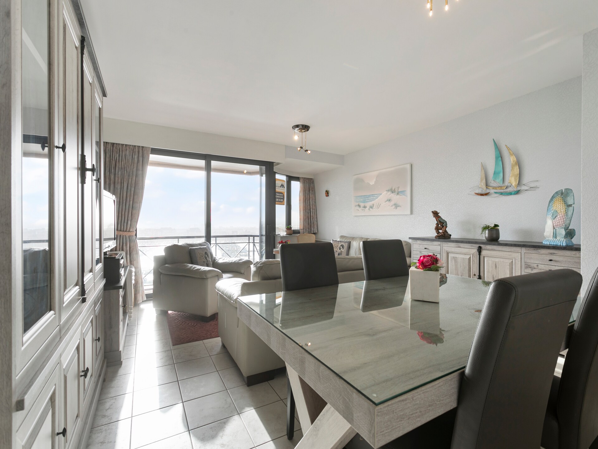Licht appartement in Blankenberge met zicht op jachthaven en polders - foto 8