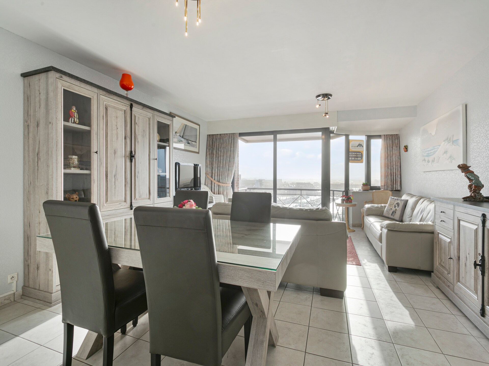 Licht appartement in Blankenberge met zicht op jachthaven en polders - foto 9