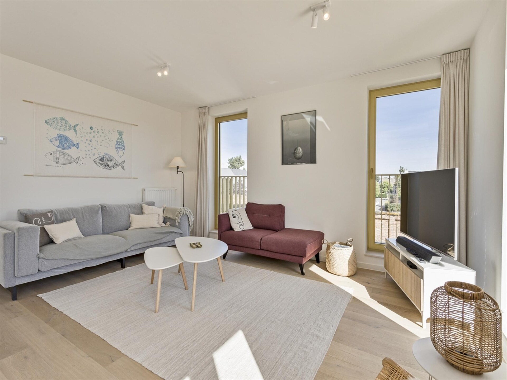 Licht appartement met twee terrassen vlakbij zee en centrum Blankenberge - foto 2