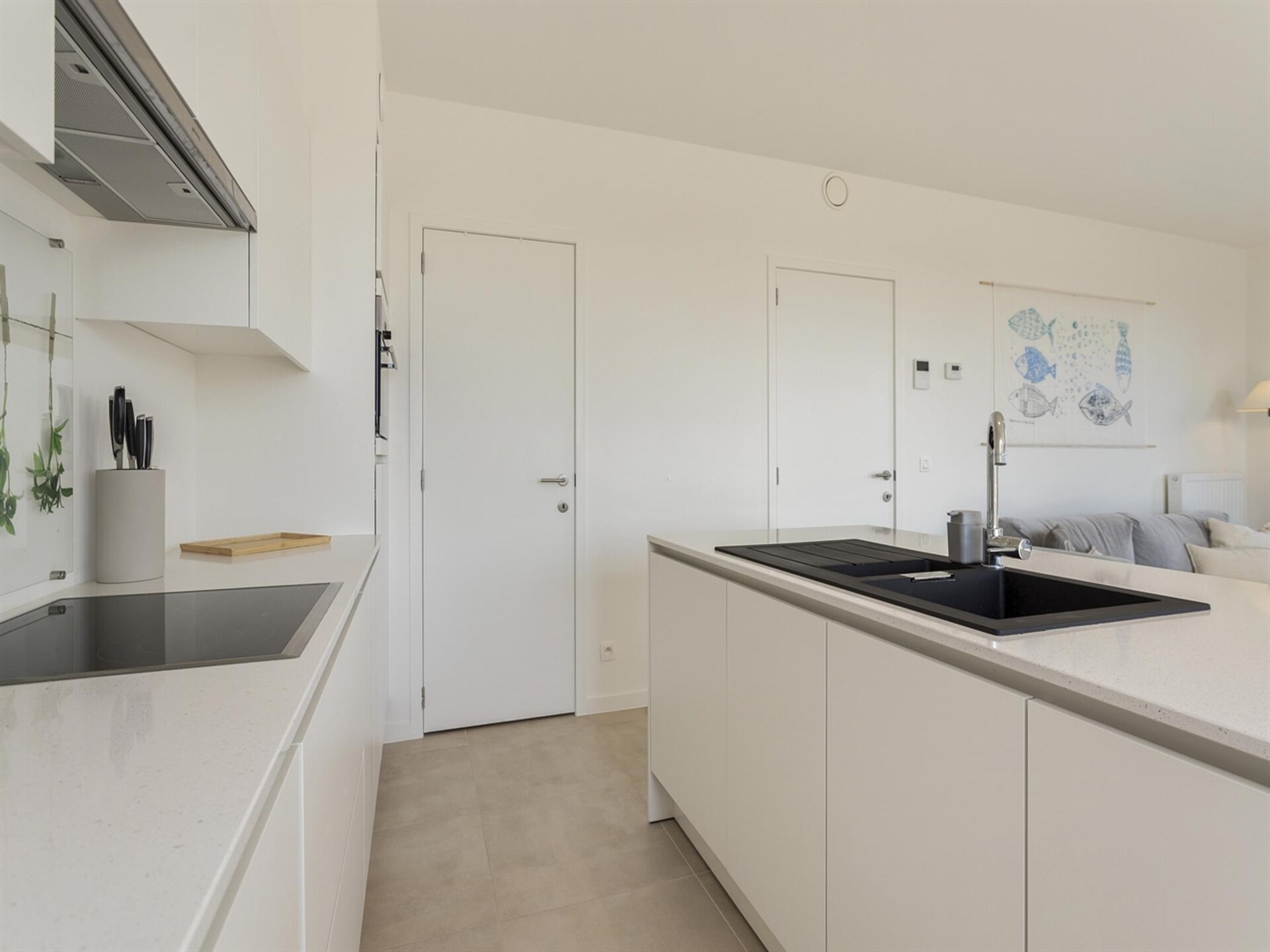 Licht appartement met twee terrassen vlakbij zee en centrum Blankenberge - foto 13