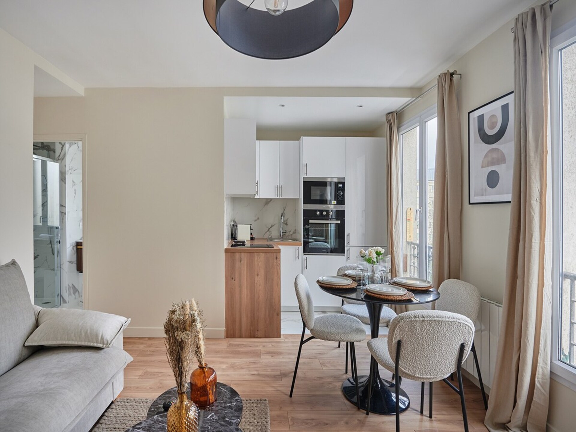 Modern appartement in Puteaux met uitzicht op La Défense, nabij Arena - foto 12