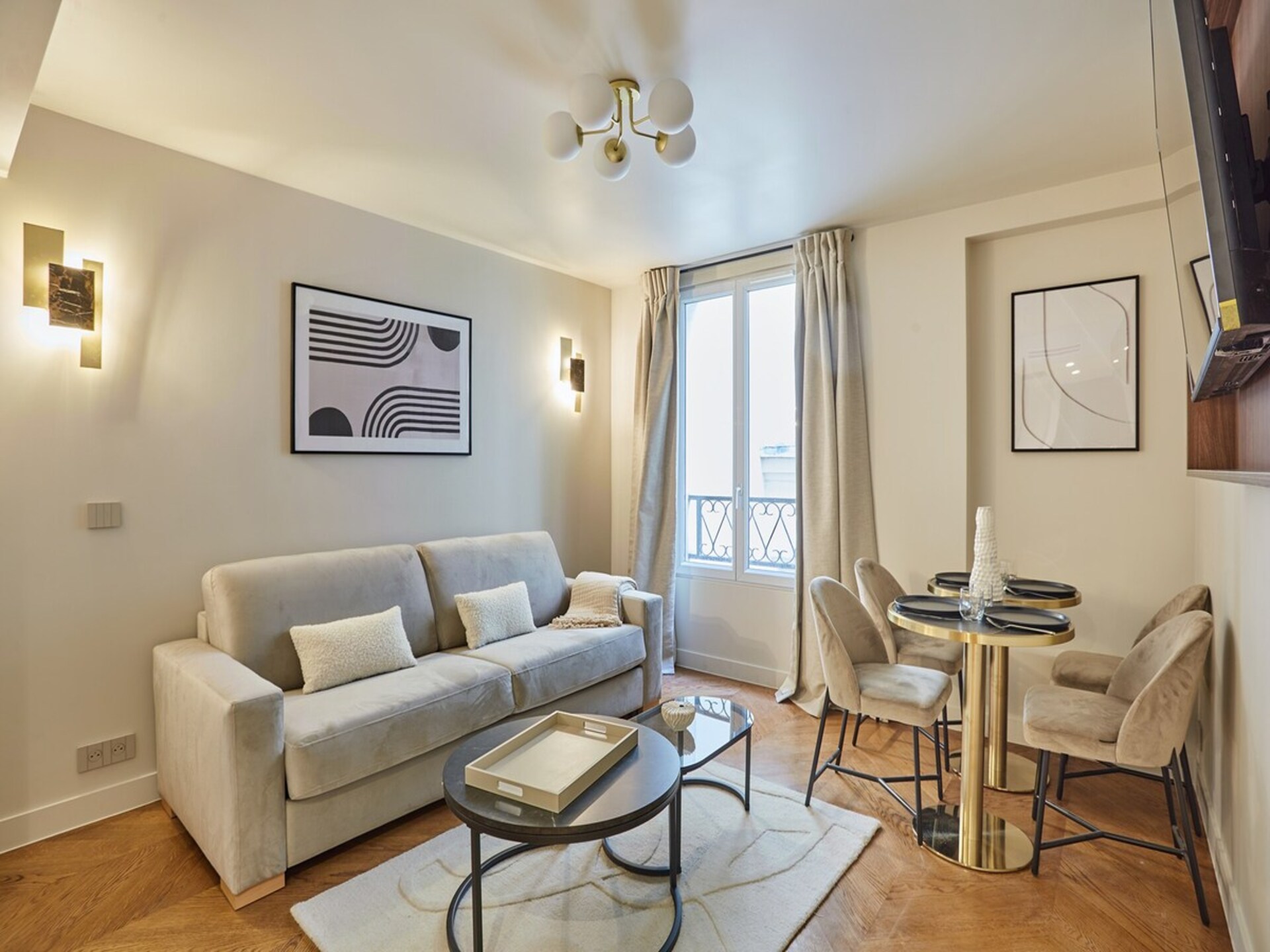 Romantisch airco-appartement in het hart van Parijs, nabij Hôtel de Ville - foto 1