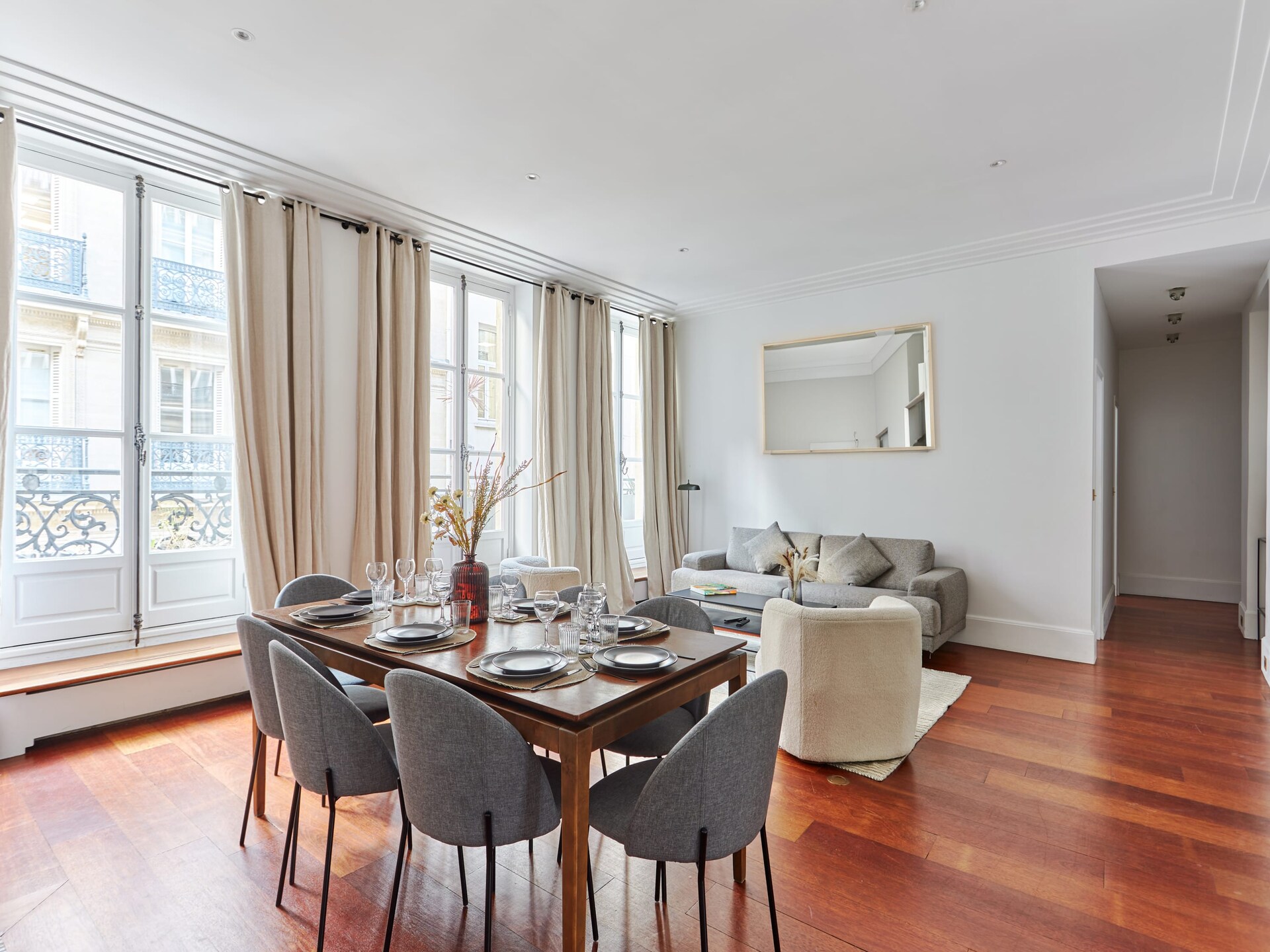 Luxe 3-slaapkamer appartement in Haussmann-pand bij Palais Royal - foto 8
