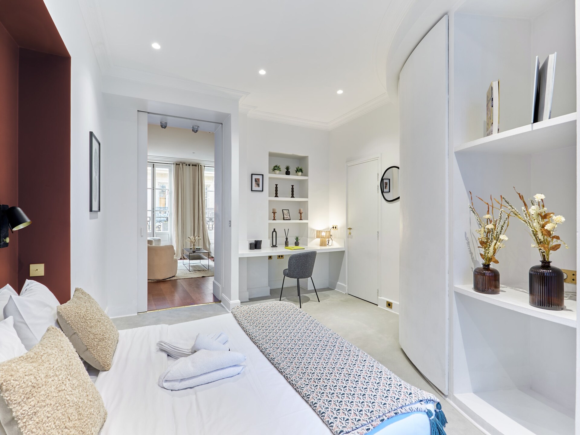 Luxe 3-slaapkamer appartement in Haussmann-pand bij Palais Royal - foto 12