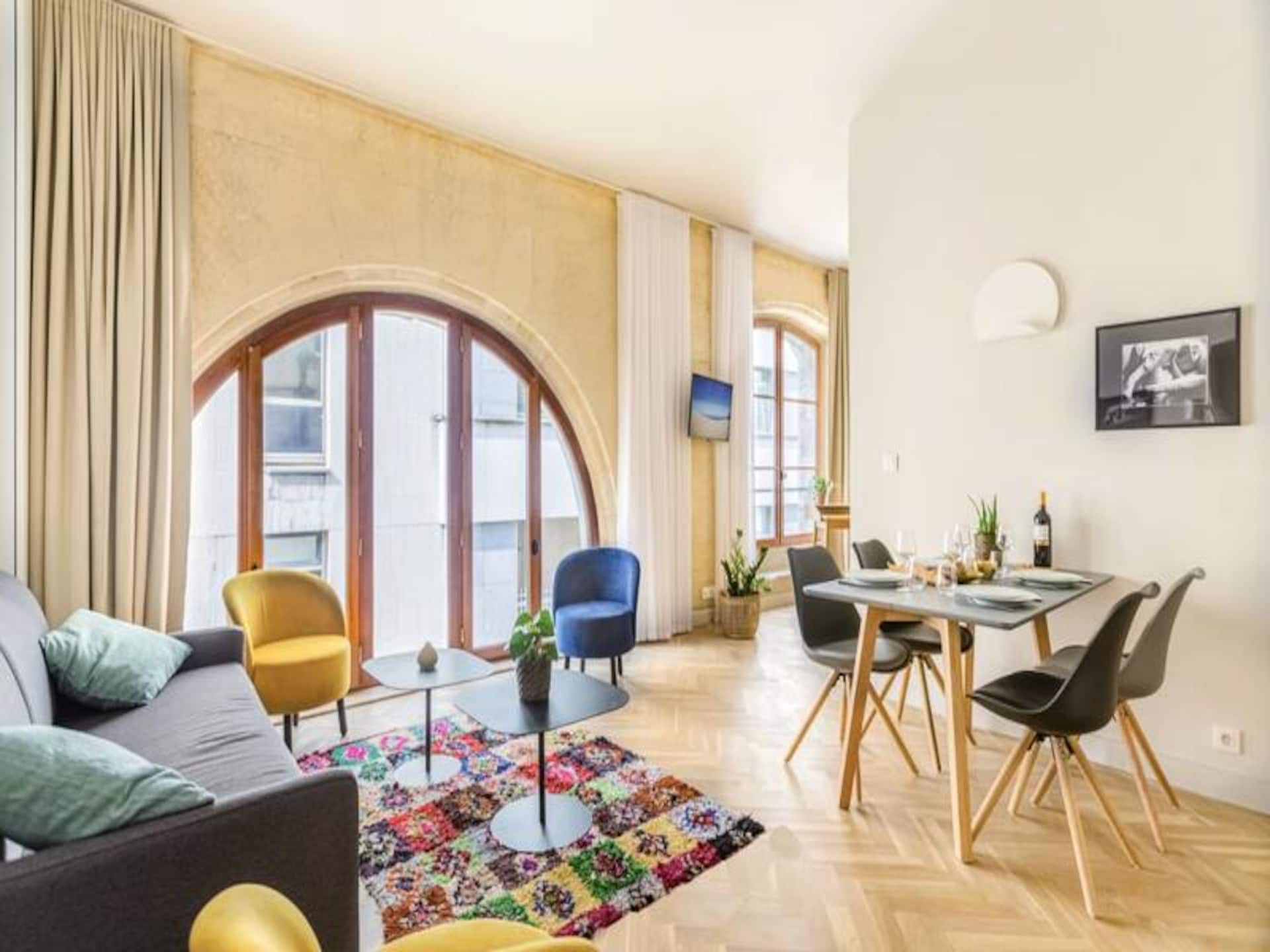 Licht appartement voor 4 personen in hartje Bordeaux, 37m² - foto 1