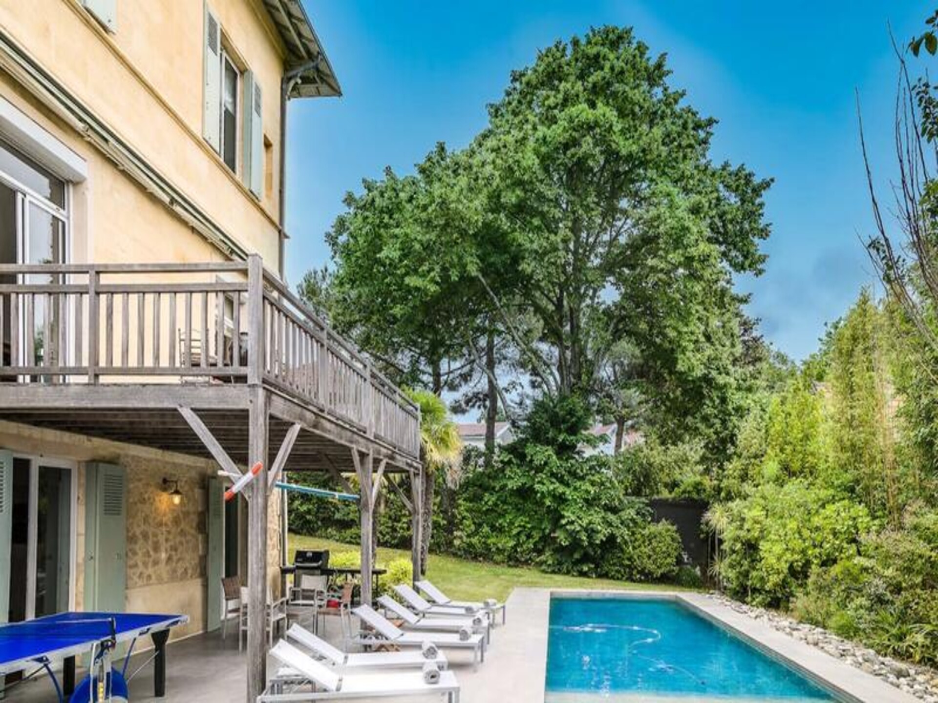 Stijlvolle villa met verwarmd zwembad in de Winterstad van Arcachon voor 12 personen - foto 1