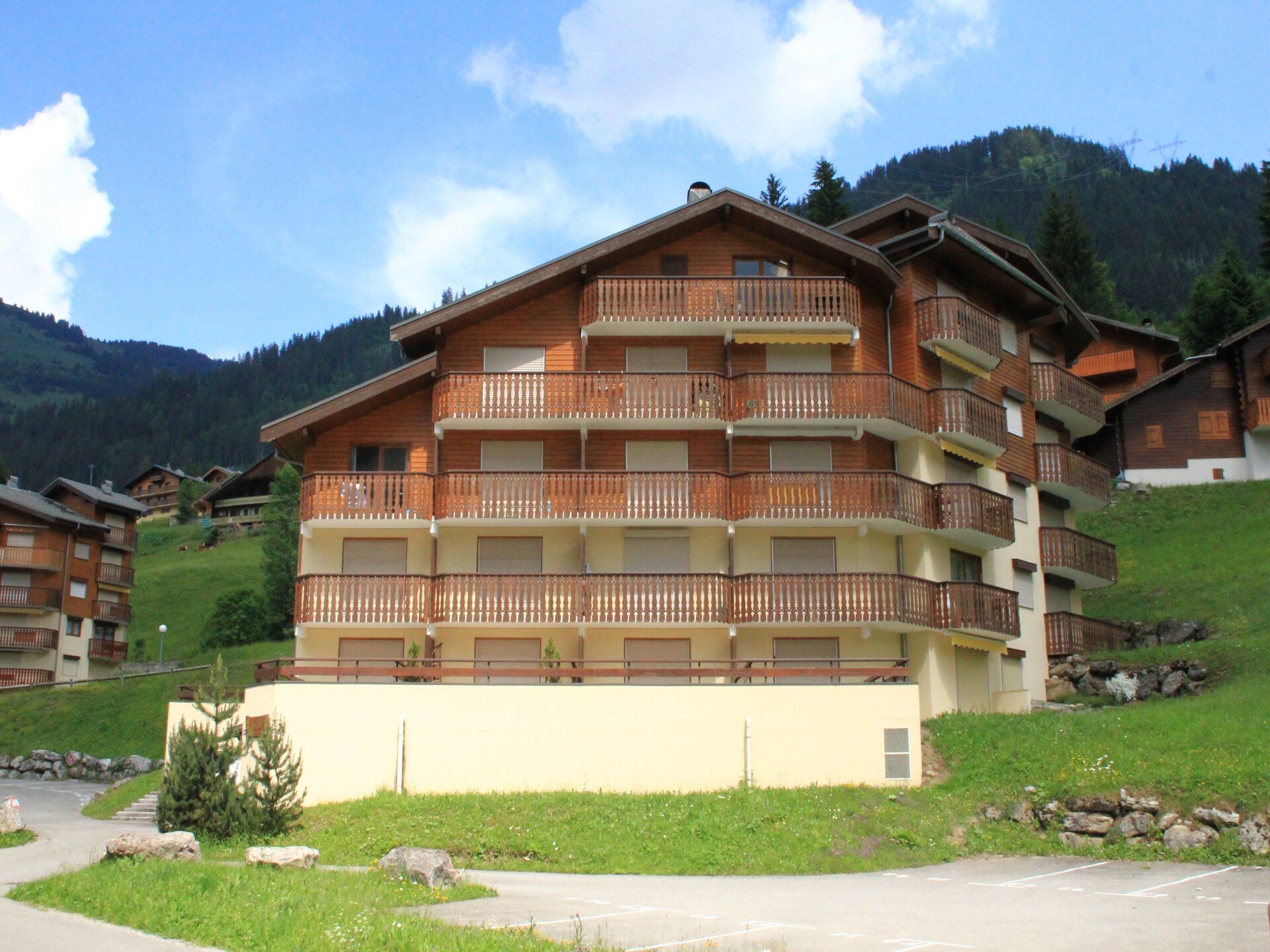 Knusse studio voor 4 aan de golfbaan in Châtel met panoramisch uitzicht - foto 29