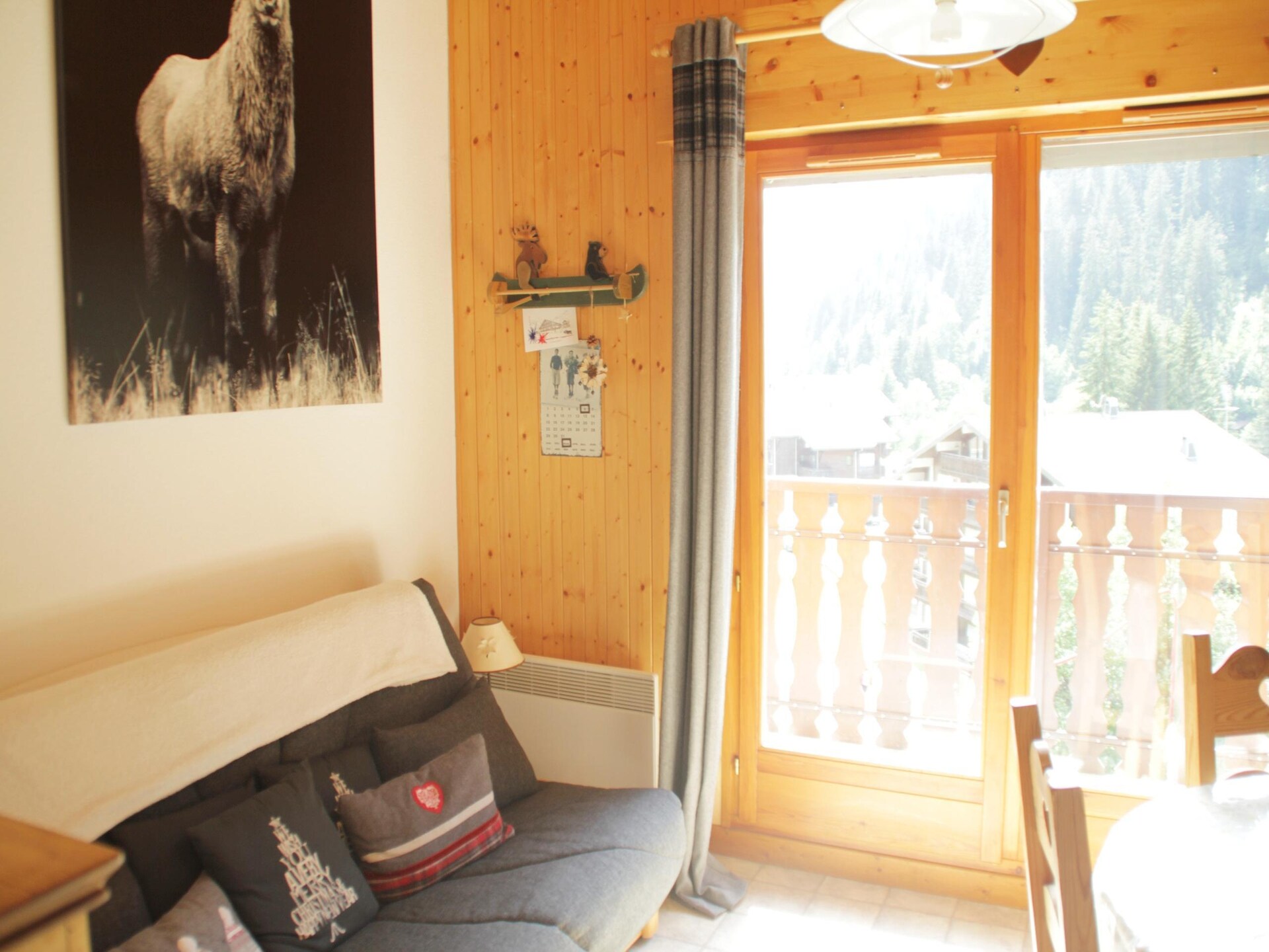Knusse studio voor 4 aan de golfbaan in Châtel met panoramisch uitzicht - foto 2