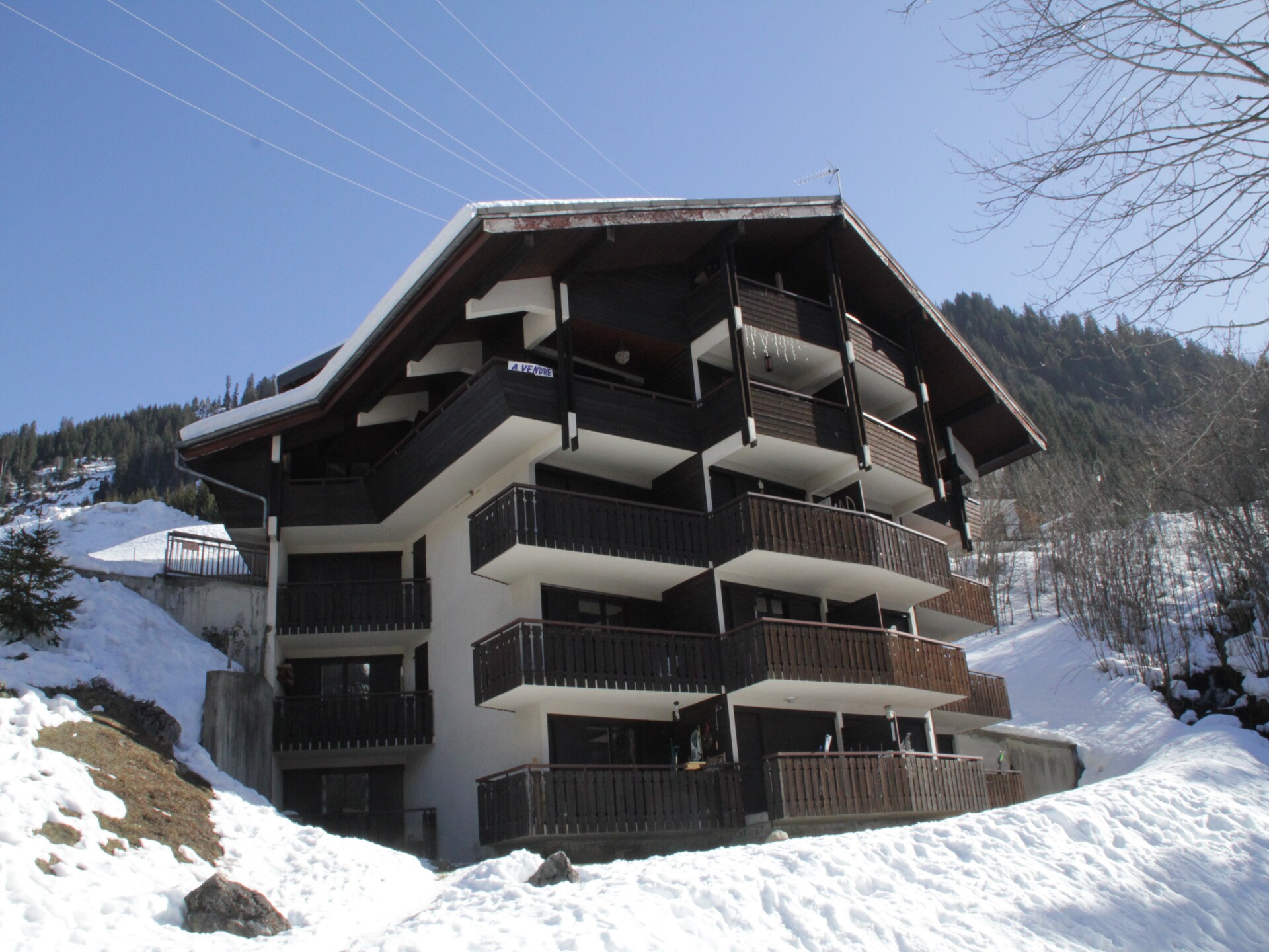 Knus appartement voor 4 aan de golfbaan met bergzicht in Châtel - foto 18
