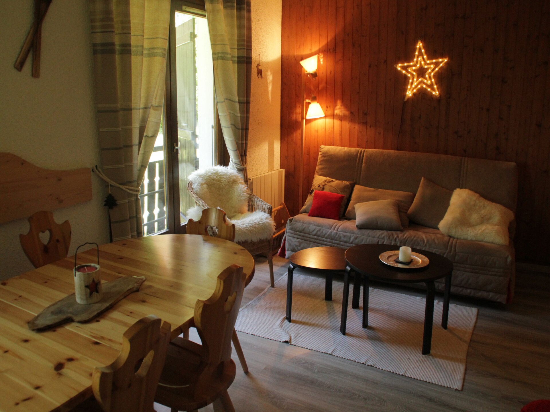 Licht appartement op de begane grond met balkon en uitzicht op de bergen in Châtel - foto 9