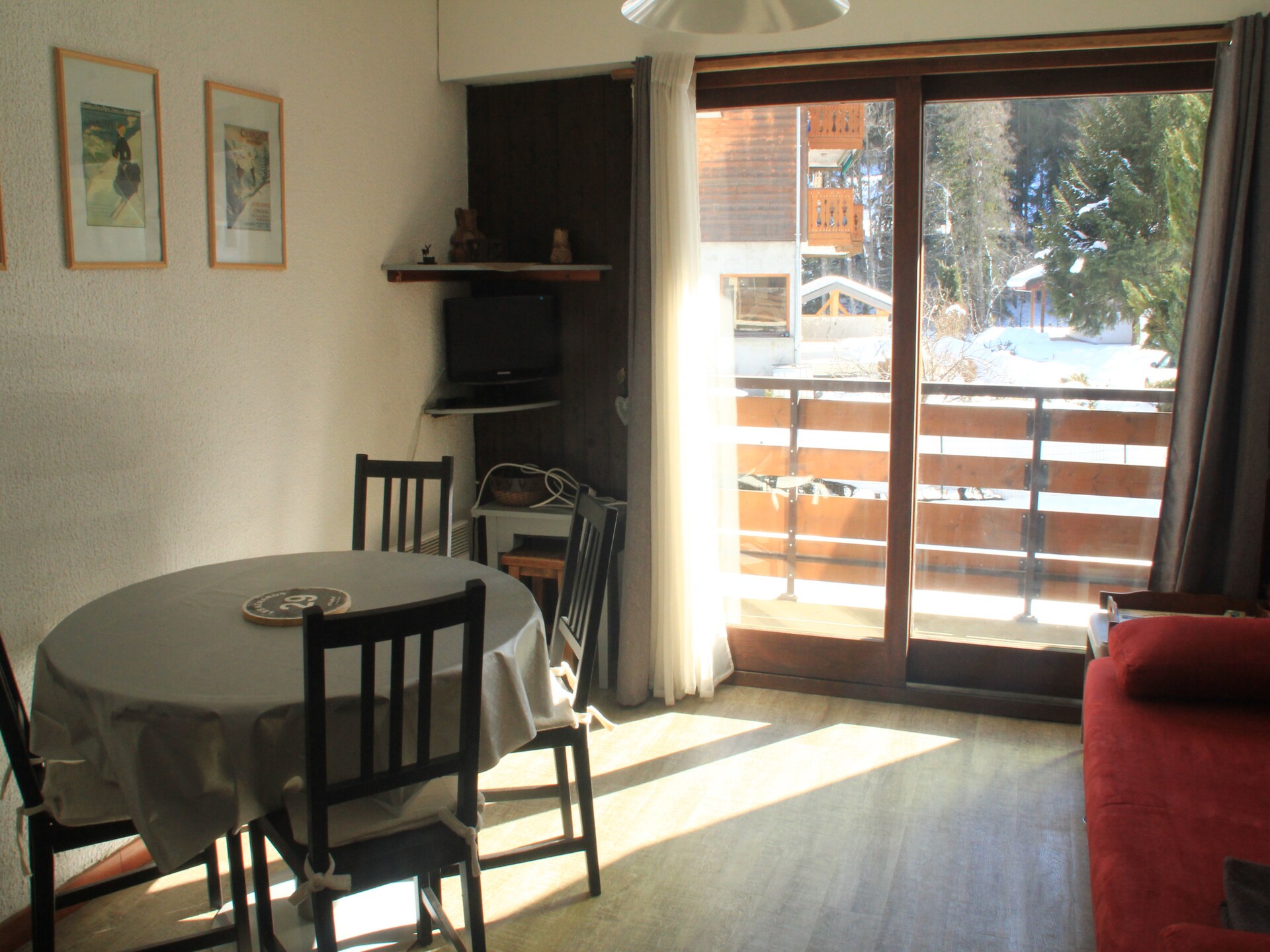 Knusse studio voor 4 bij de skilift in Châtel met bergzicht - foto 10