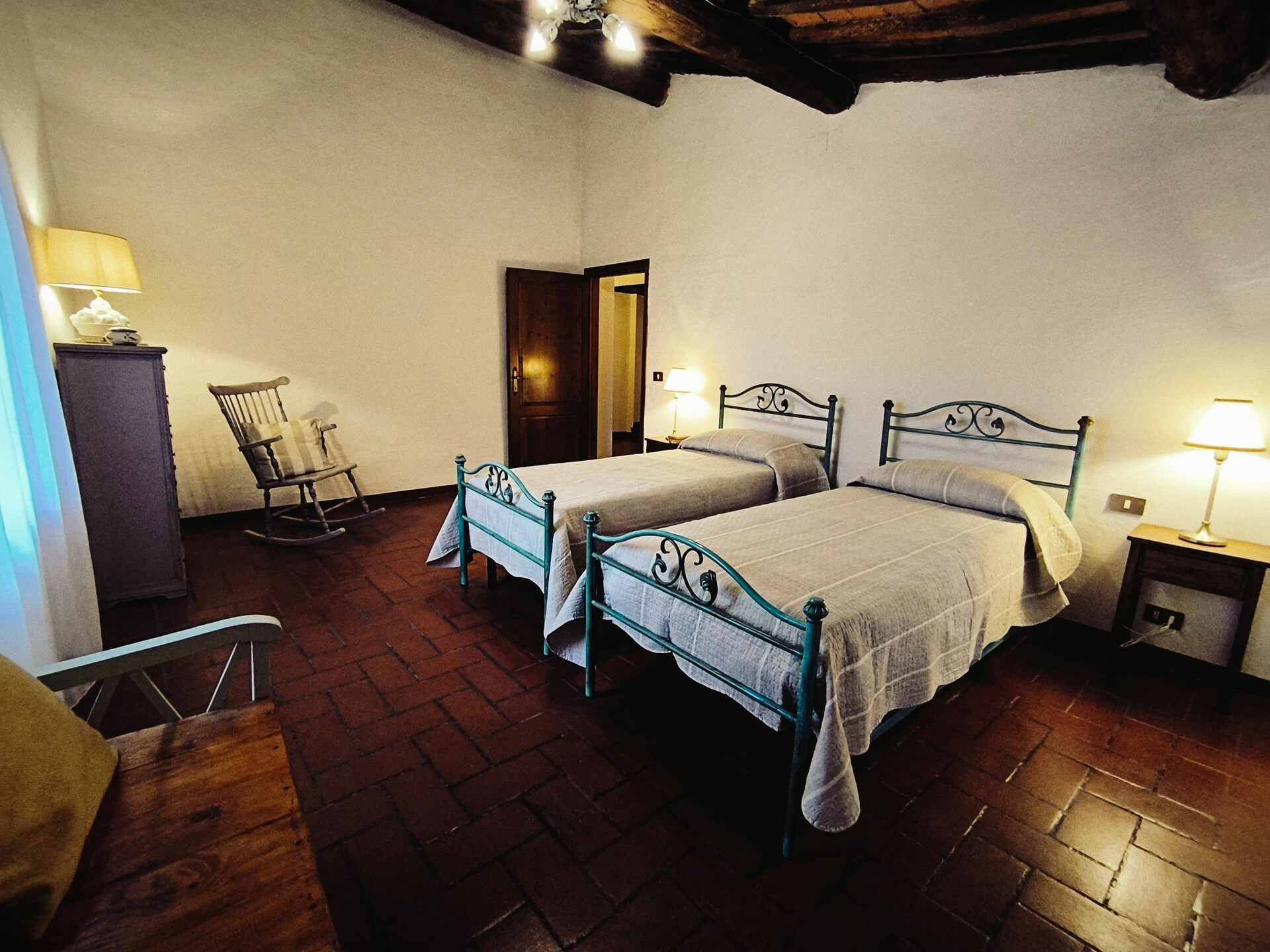 Authentiek Toscaans appartement tussen wijngaarden bij San Leolino - foto 21