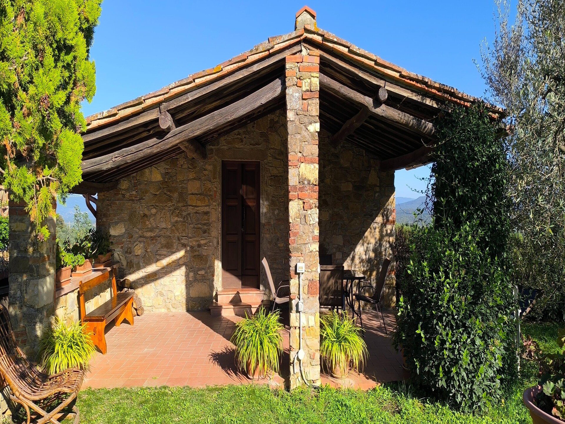 Authentiek Toscaans appartement tussen wijngaarden bij San Leolino - foto 8