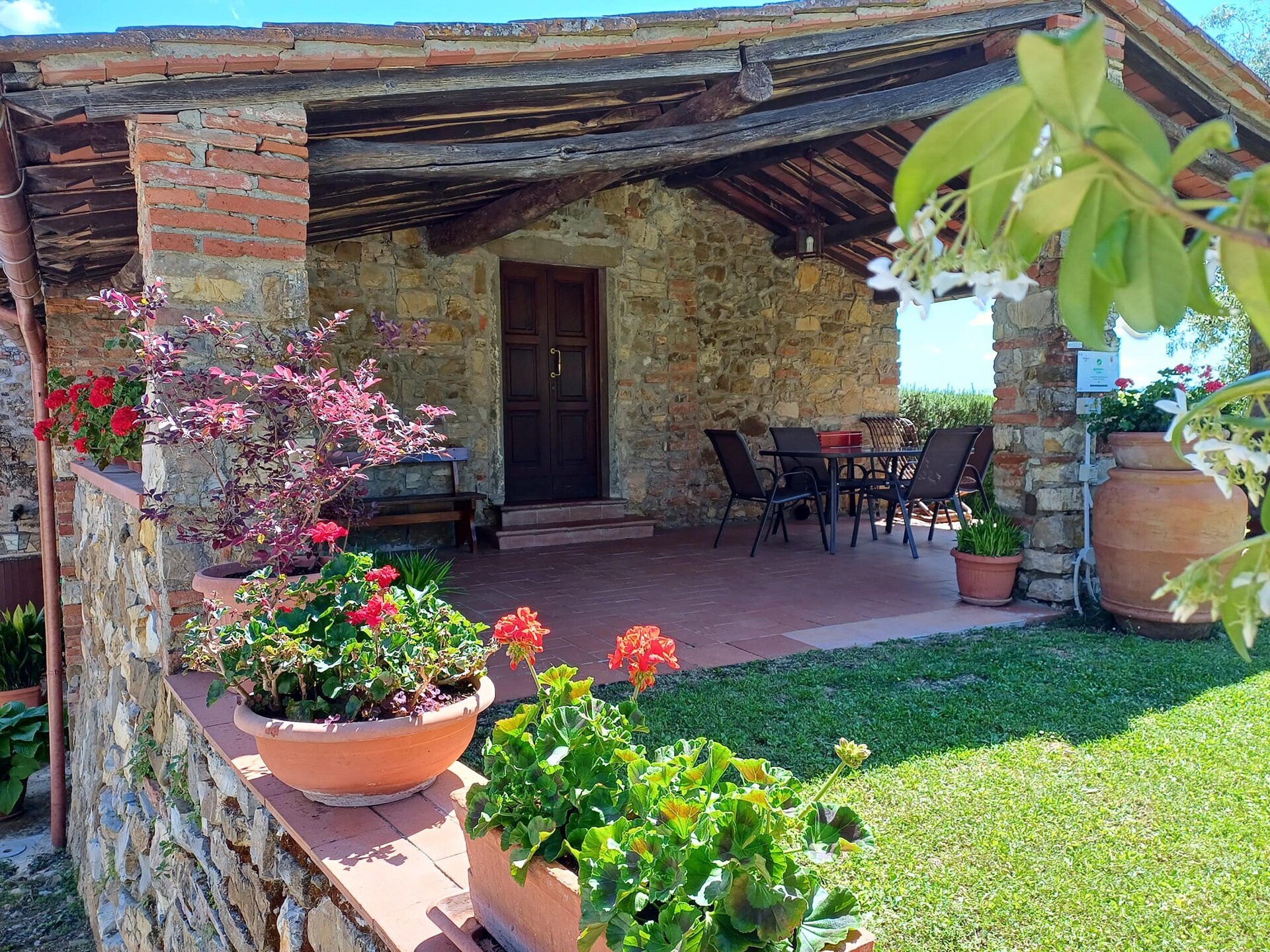 Authentiek Toscaans appartement tussen wijngaarden bij San Leolino - foto 7