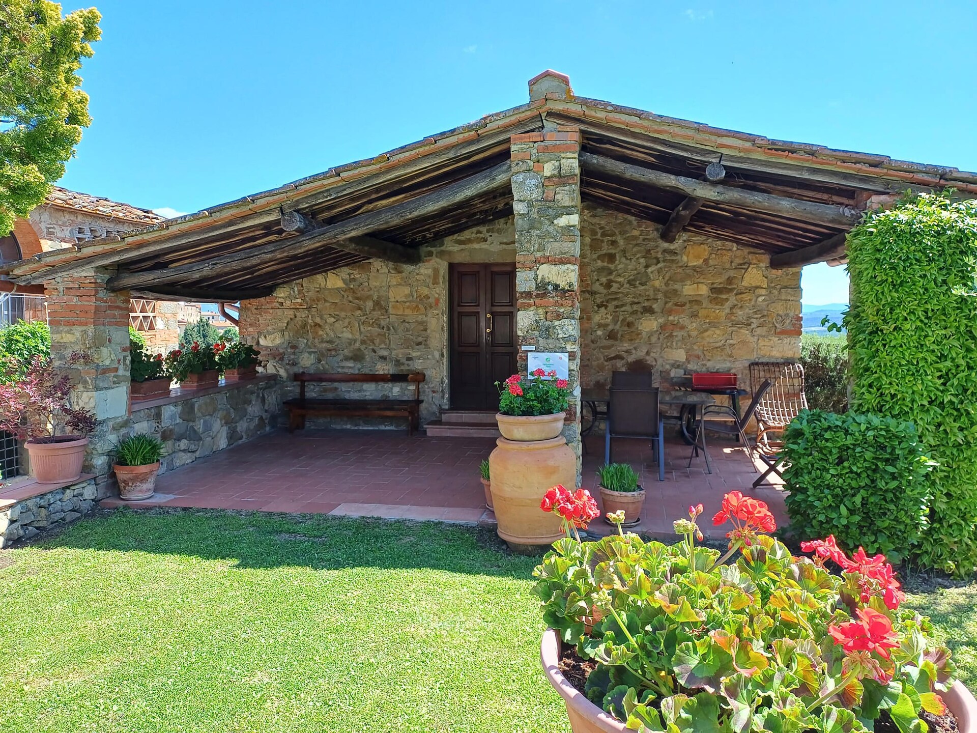 Authentiek Toscaans appartement tussen wijngaarden bij San Leolino - foto 1