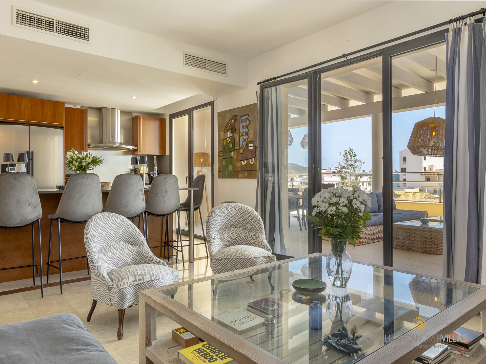 Op 300 m van het strand: ruim appartement in Port de Pollença - foto 7