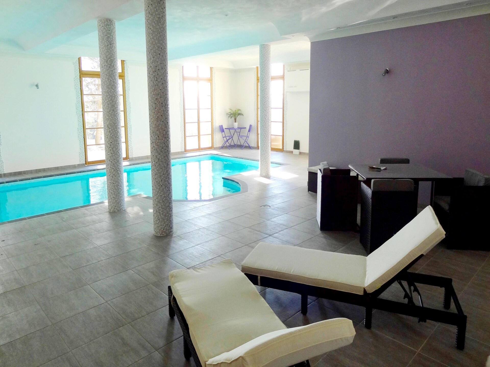 Knusse studio in Ferrassières met zwembad, sauna en uitzicht op de Provence - foto 13