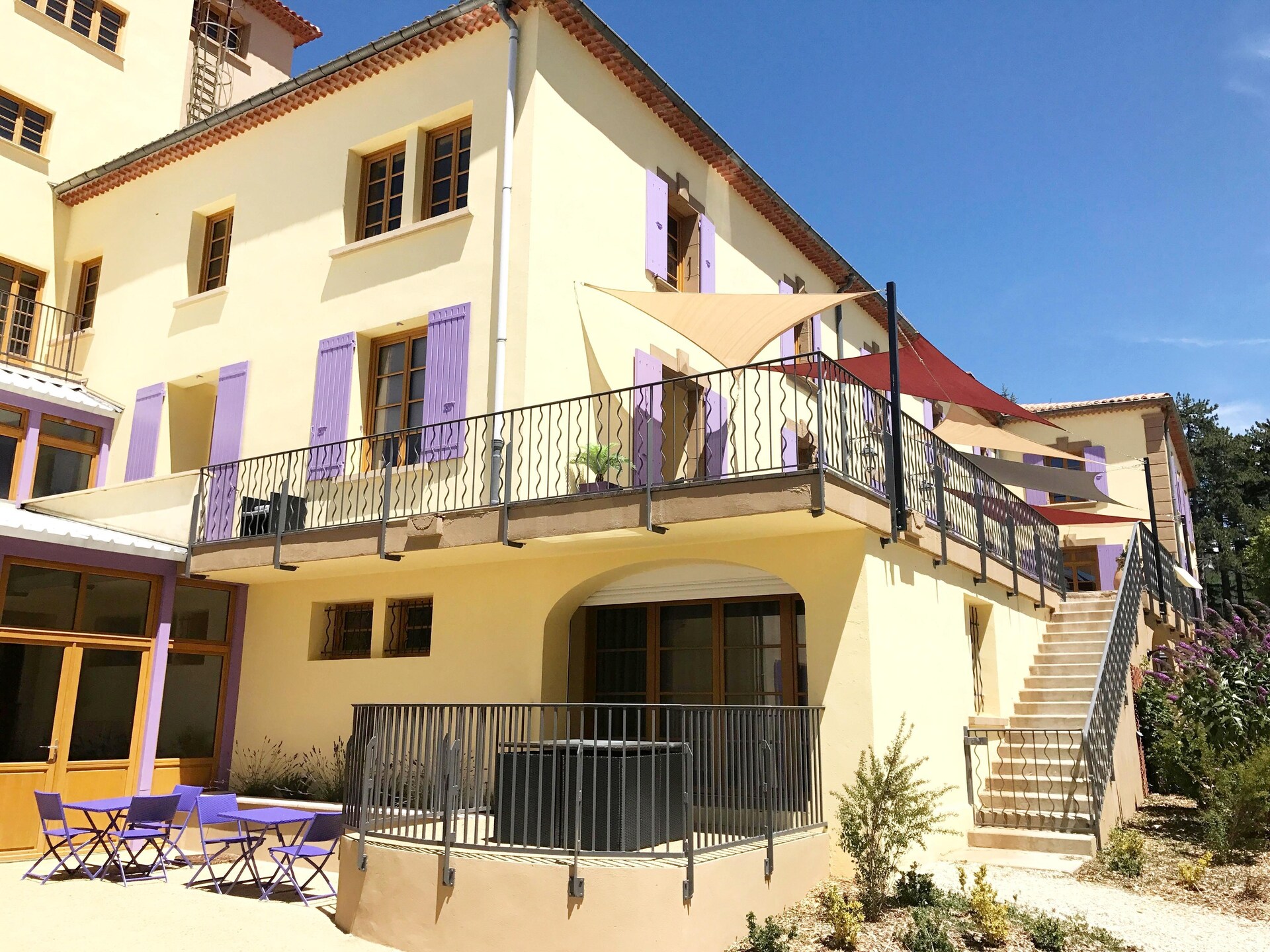 Knusse studio in Ferrassières met zwembad, sauna en uitzicht op de Provence - foto 8