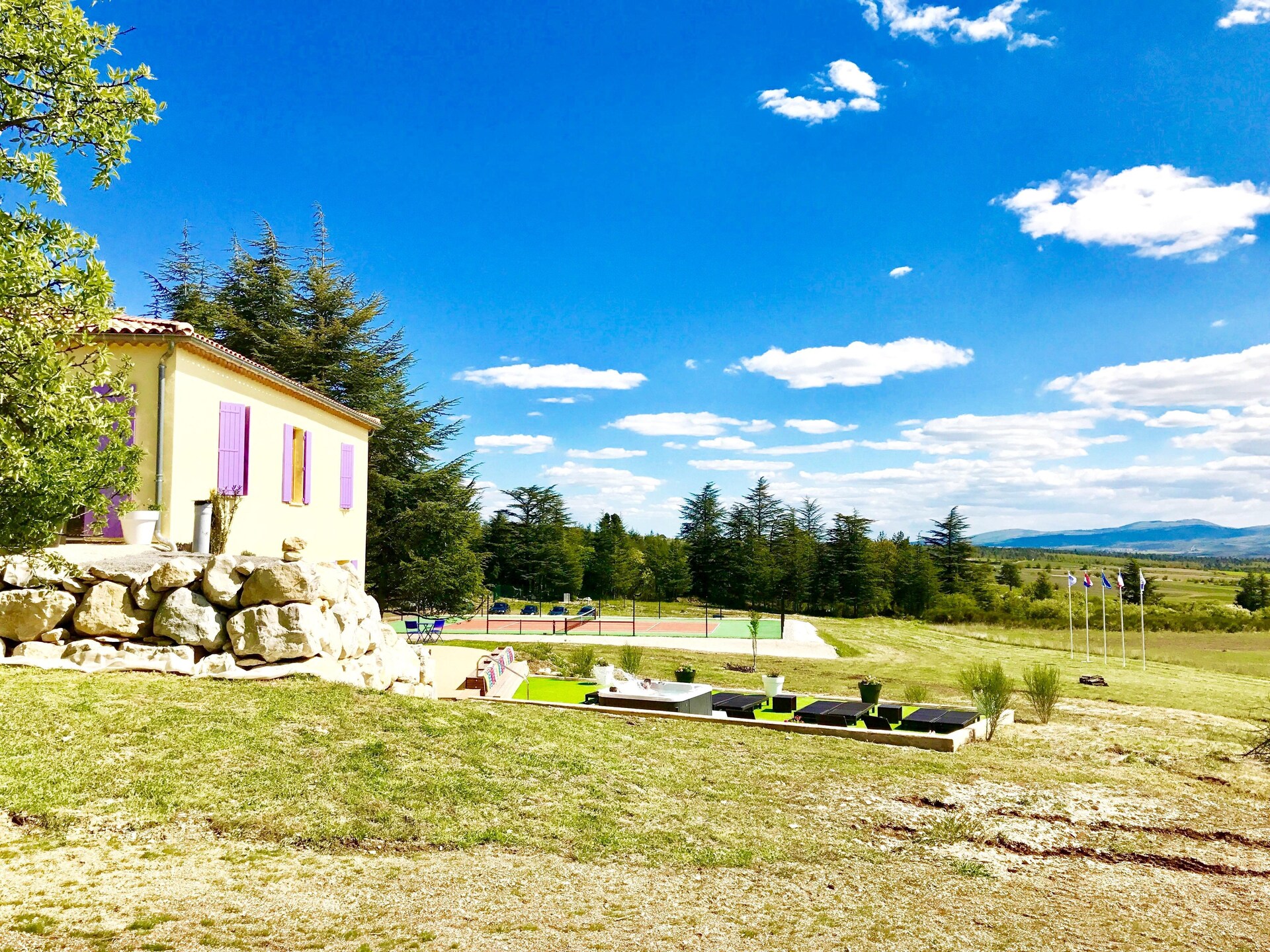 Knusse studio in Ferrassières met zwembad, sauna en uitzicht op de Provence - foto 22