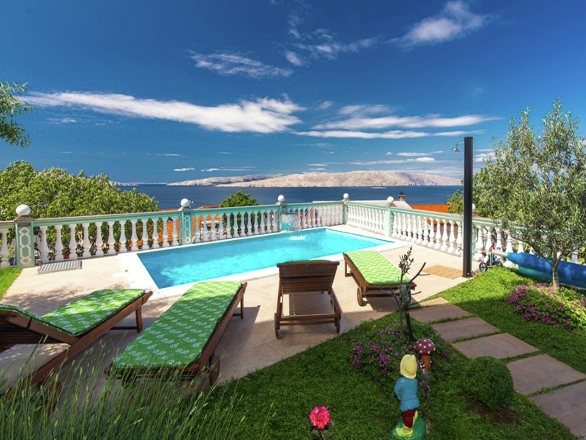 Knus appartement in Senj met dakterras en gedeeld zwembad - foto 14