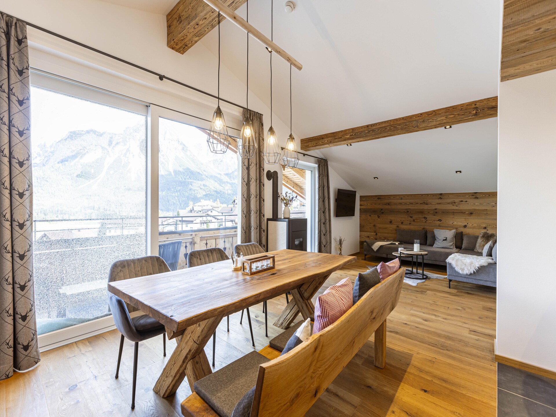 Aan de piste: Ruim penthouse in centrum van Lermoos - foto 2