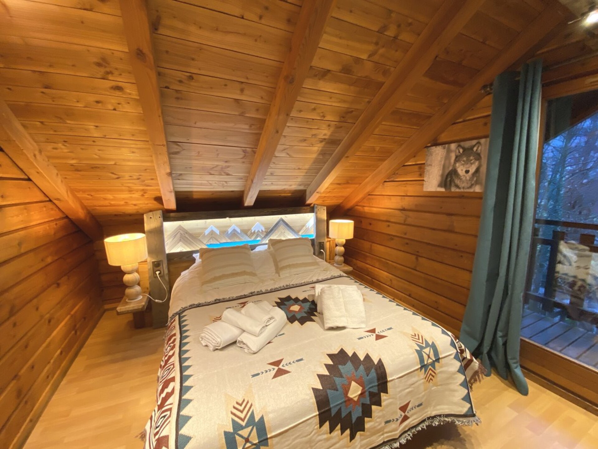 Sfeervol houten chalet Le Grizzly in La Bresse voor 6 personen - foto 12