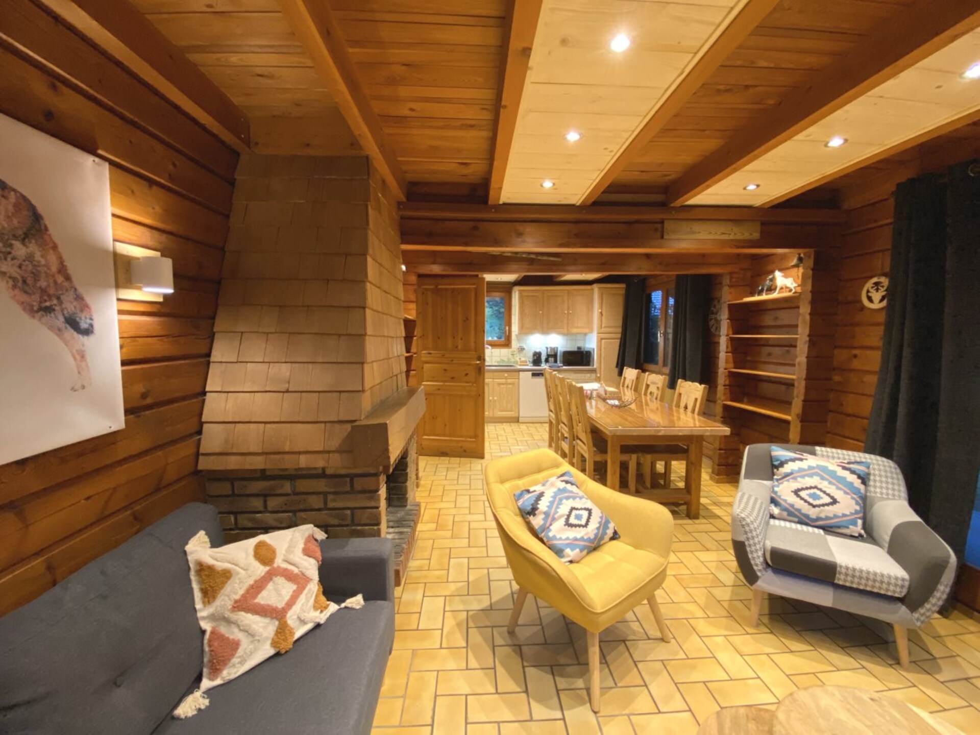 Sfeervol houten chalet Le Grizzly in La Bresse voor 6 personen - foto 7