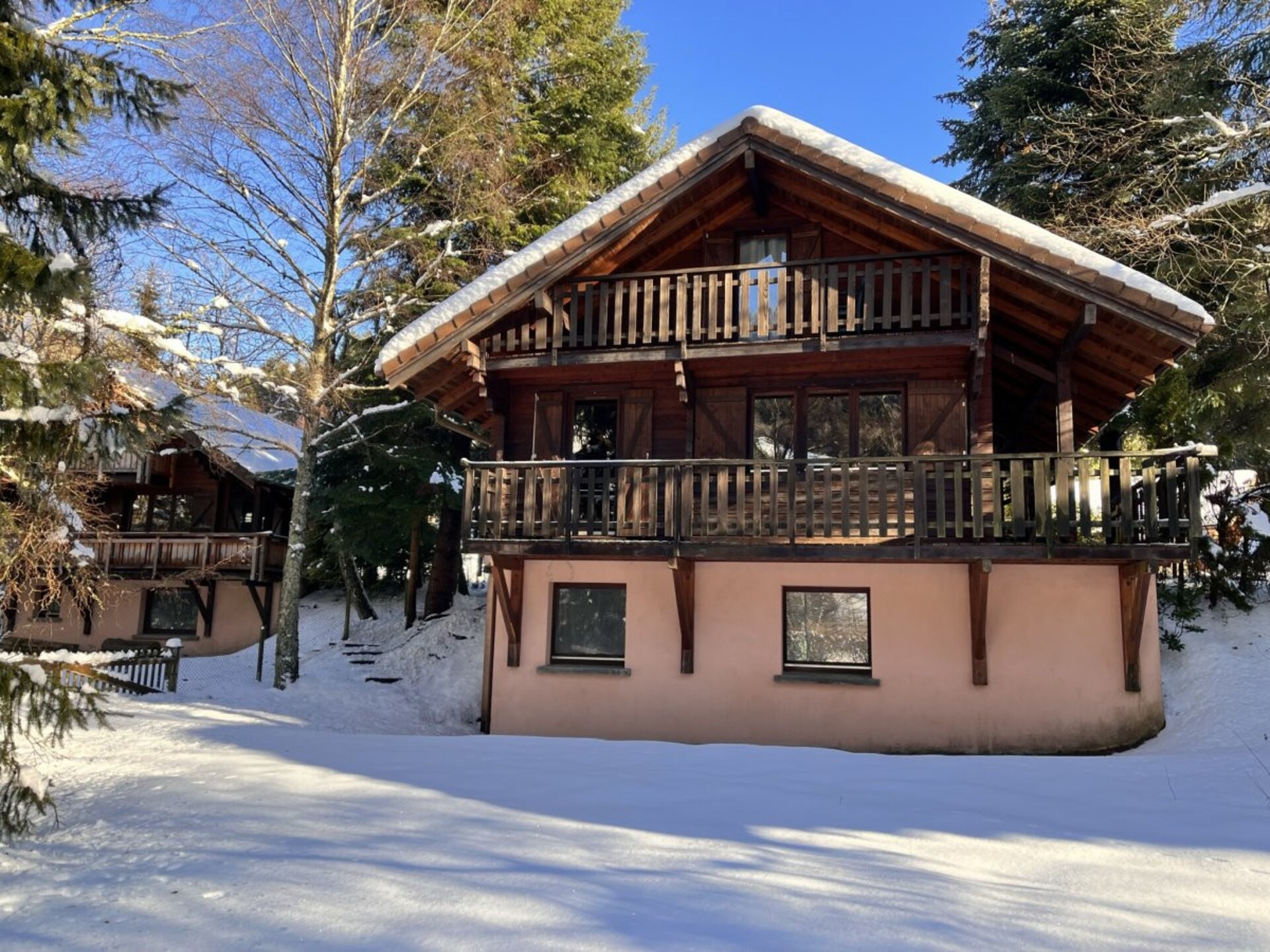 Sfeervol houten chalet Le Grizzly in La Bresse voor 6 personen - foto 1