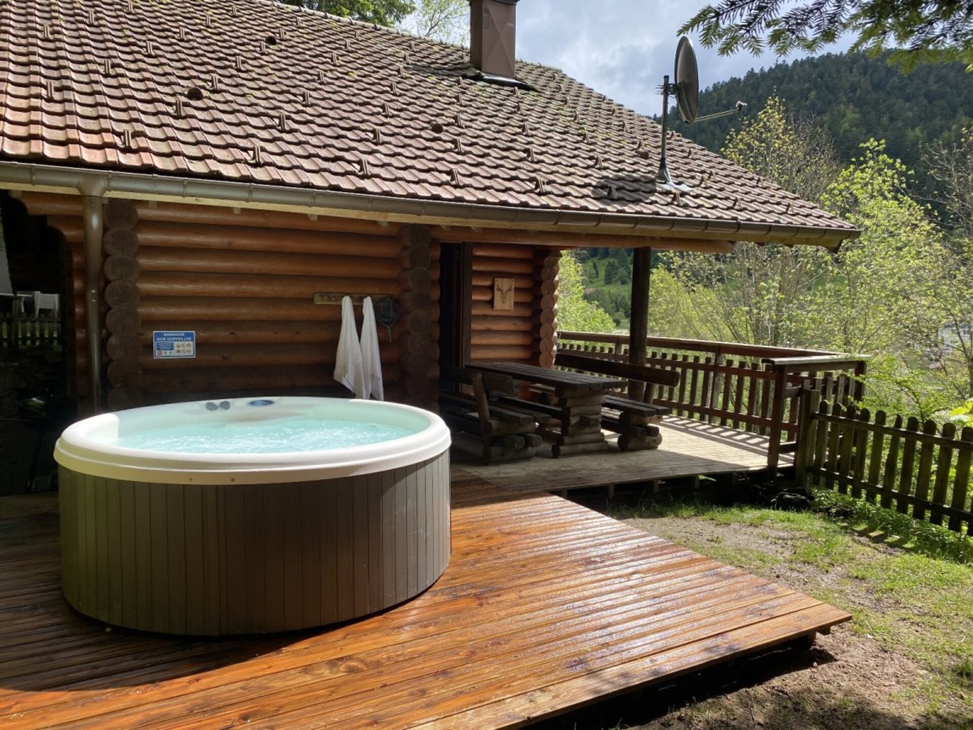 Chalet Le Grand Cerf met privé spa en jacuzzi in La Bresse - foto 25