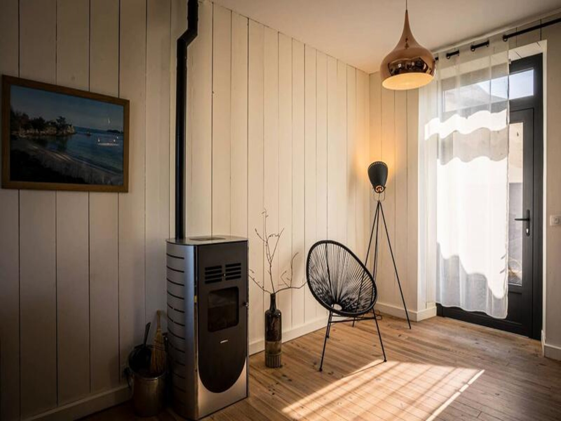 Vrijstaand vakantiehuis aan zee met panoramisch uitzicht over de baai van Port Blanc - foto 12