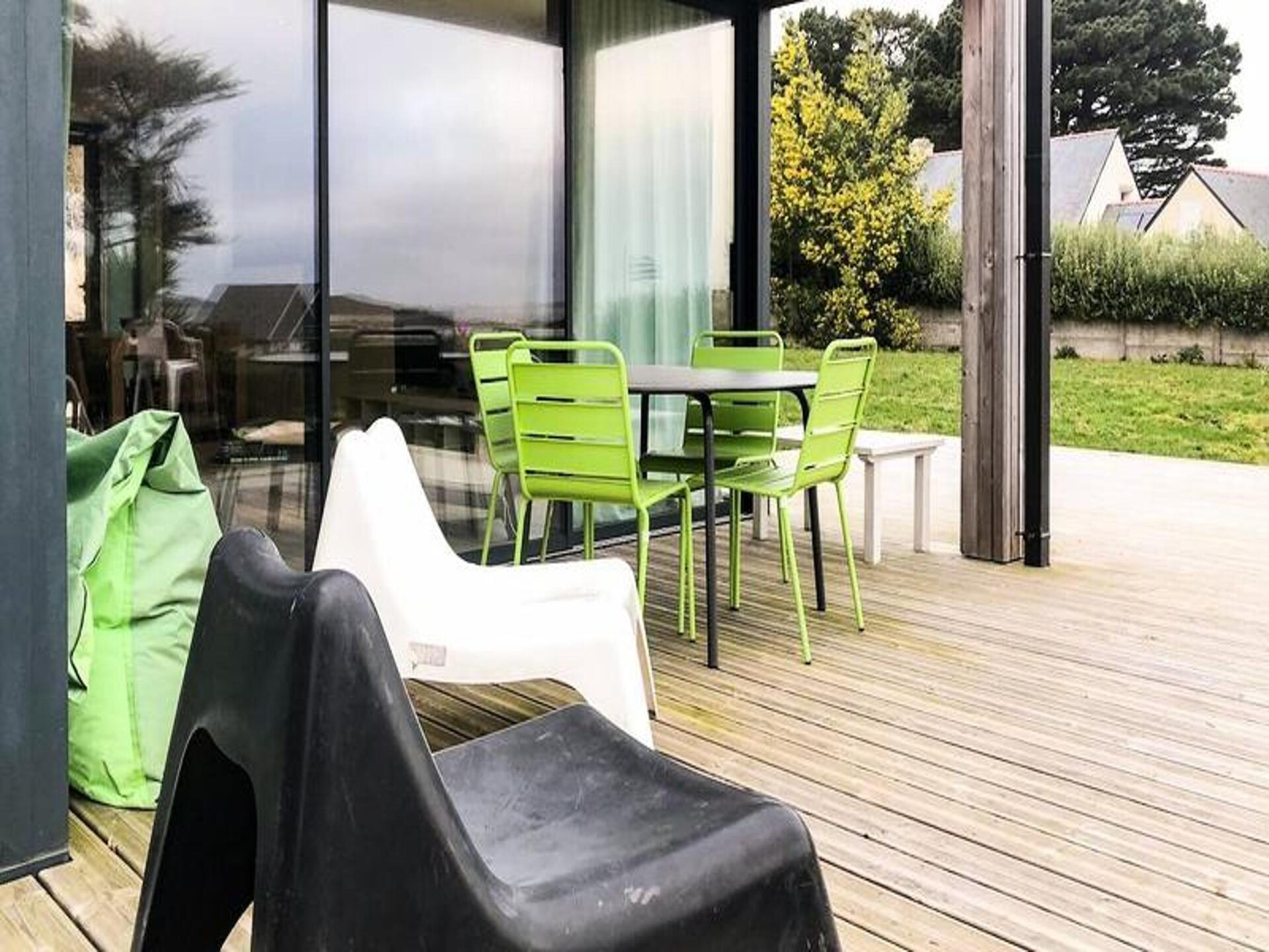 Licht appartement met panoramisch zeezicht bij Plage des Dunes, Port Blanc - foto 10