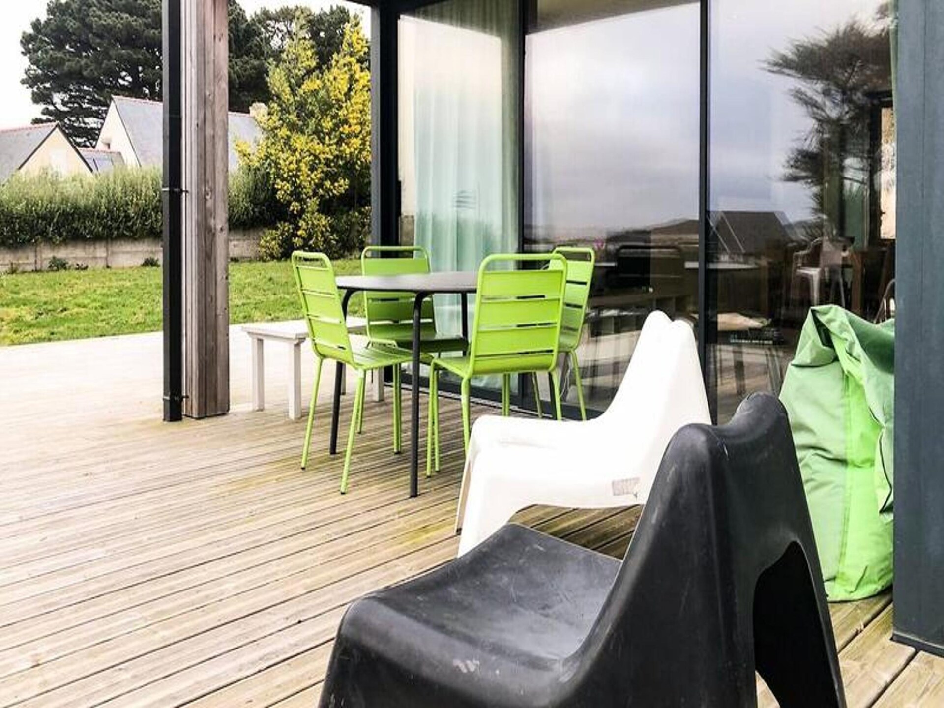 Licht appartement met panoramisch zeezicht bij Plage des Dunes, Port Blanc - foto 27
