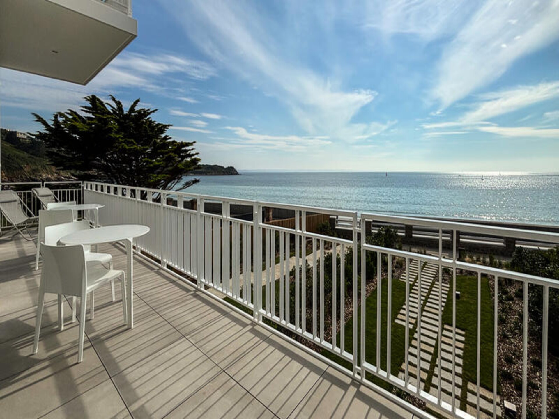 Rouzic: luxe appartement aan zee in Trébeurden met zwembad en terras - foto 18