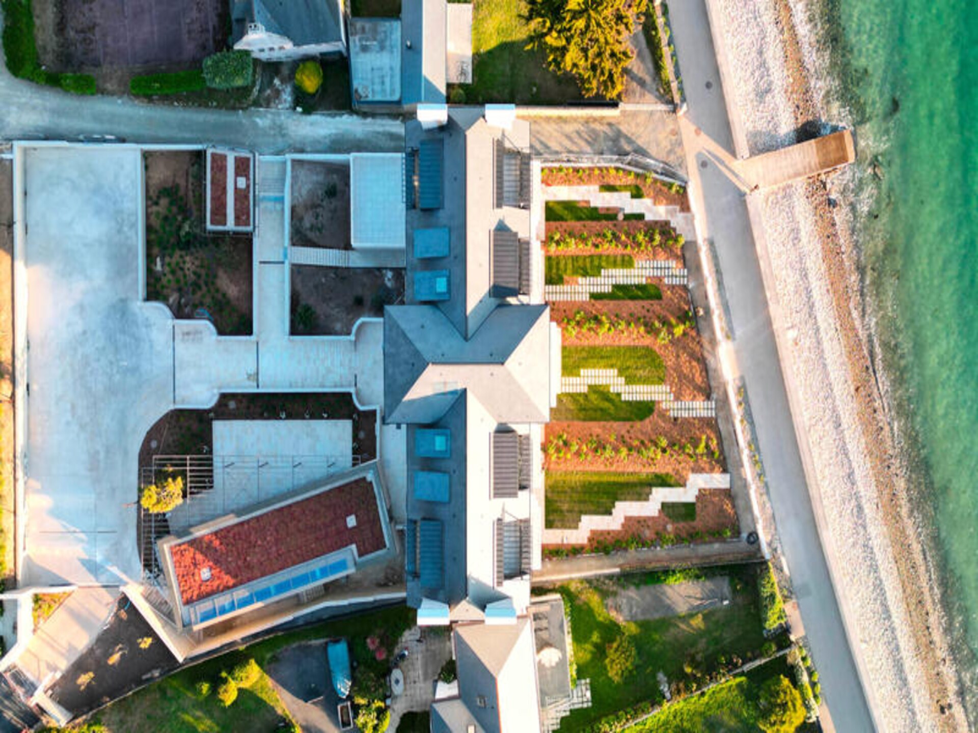 Rouzic: luxe appartement aan zee in Trébeurden met zwembad en terras - foto 35