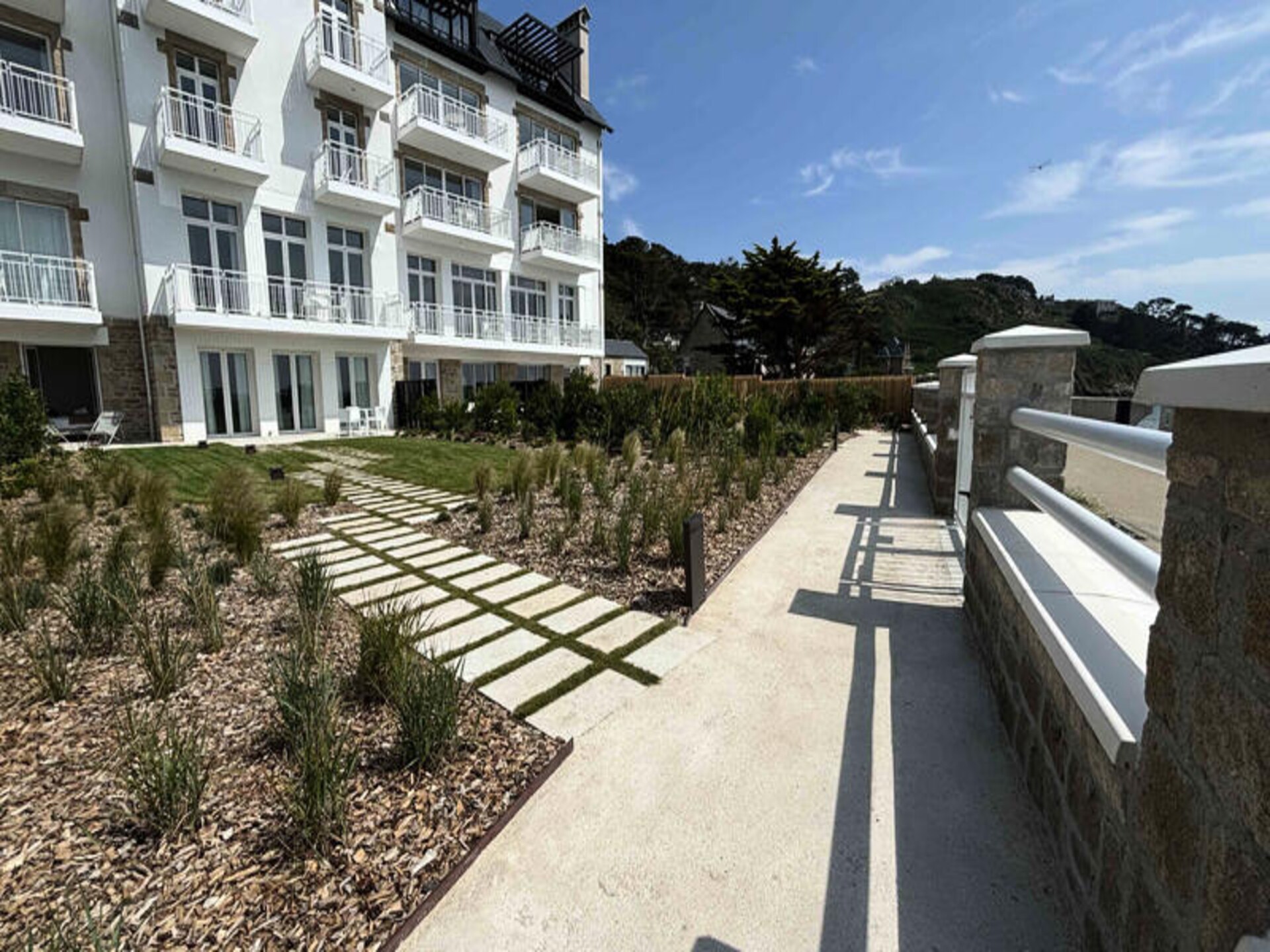 Appartement aan zee in Trebeurden met privétuin en uitzicht op strand Tresmeur - foto 12