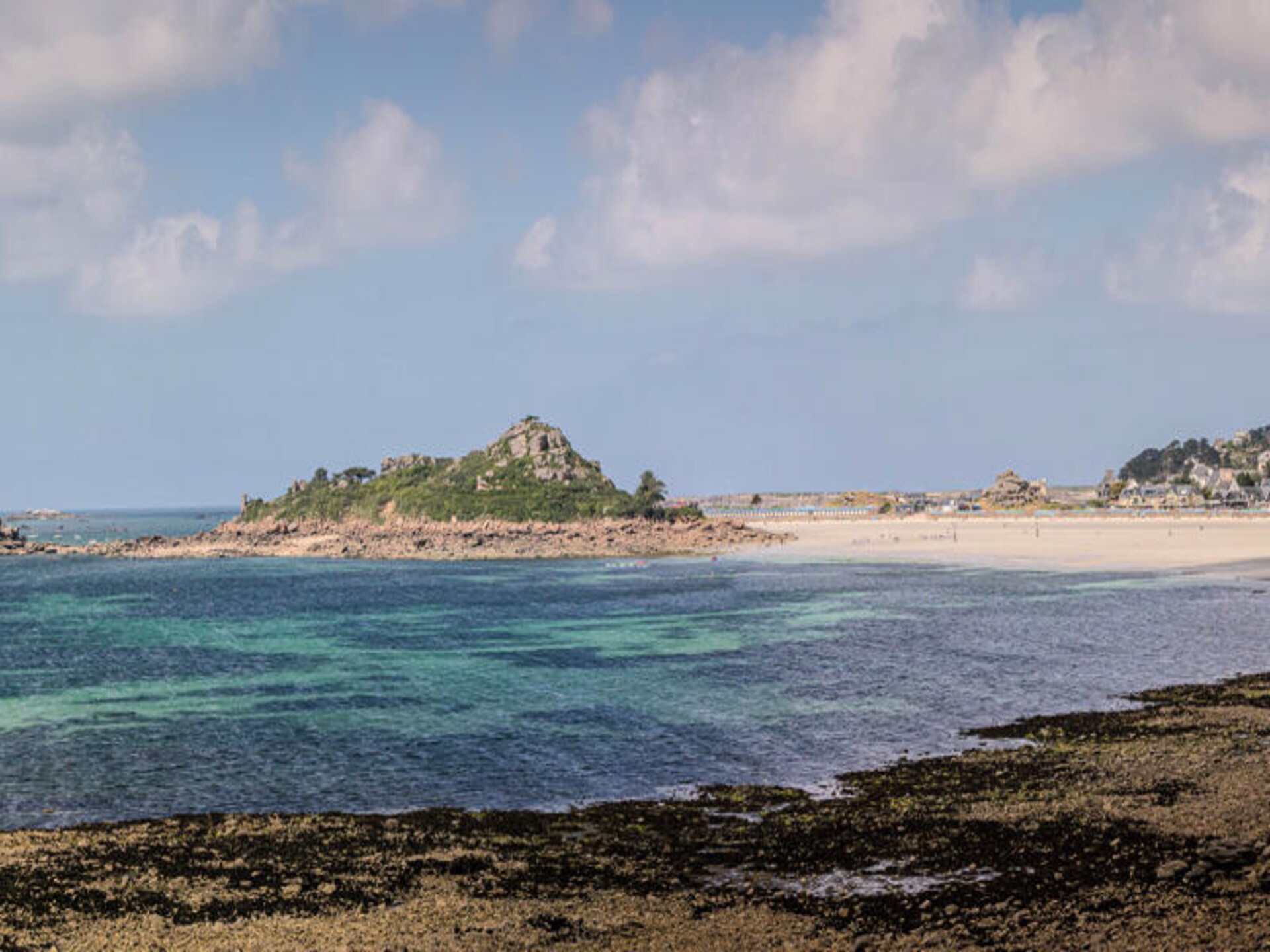 Studio Losquet: direct aan het strand van Trébeurden met verwarmd zwembad - foto 57