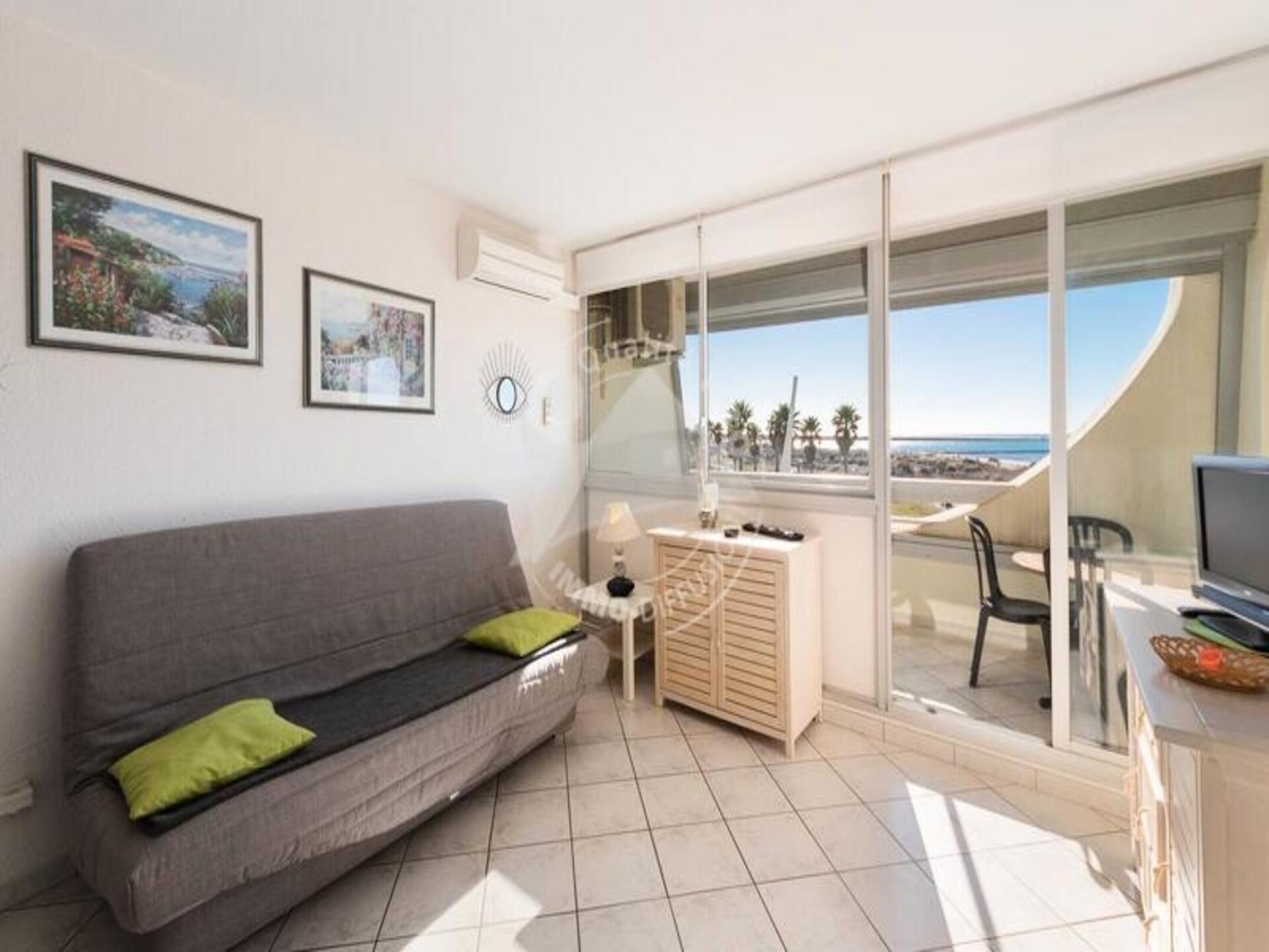 Appartement met zeezicht in luxe Résidence le Chabian, Le Grau du Roi - foto 8