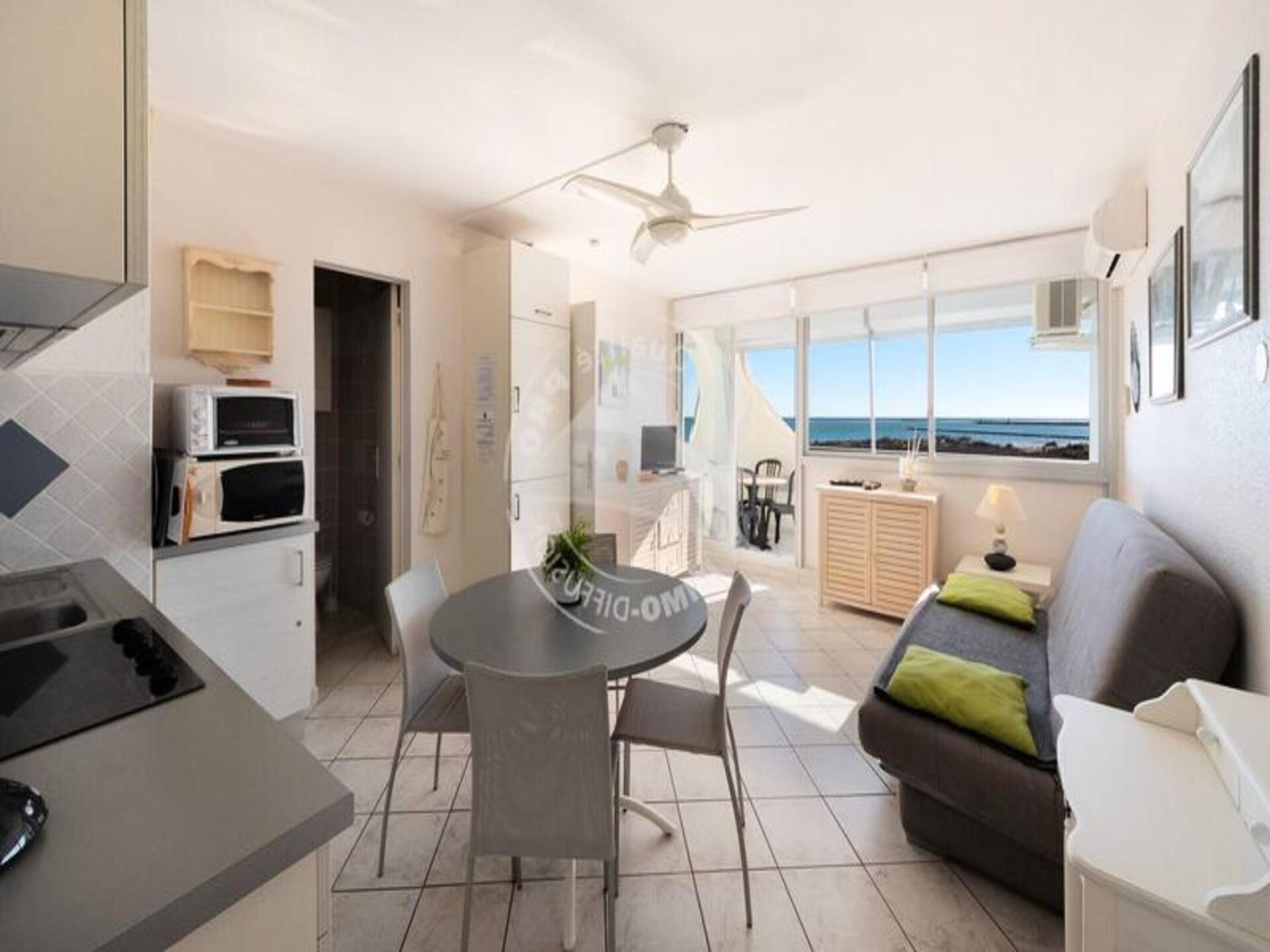 Appartement met zeezicht in luxe Résidence le Chabian, Le Grau du Roi - foto 11