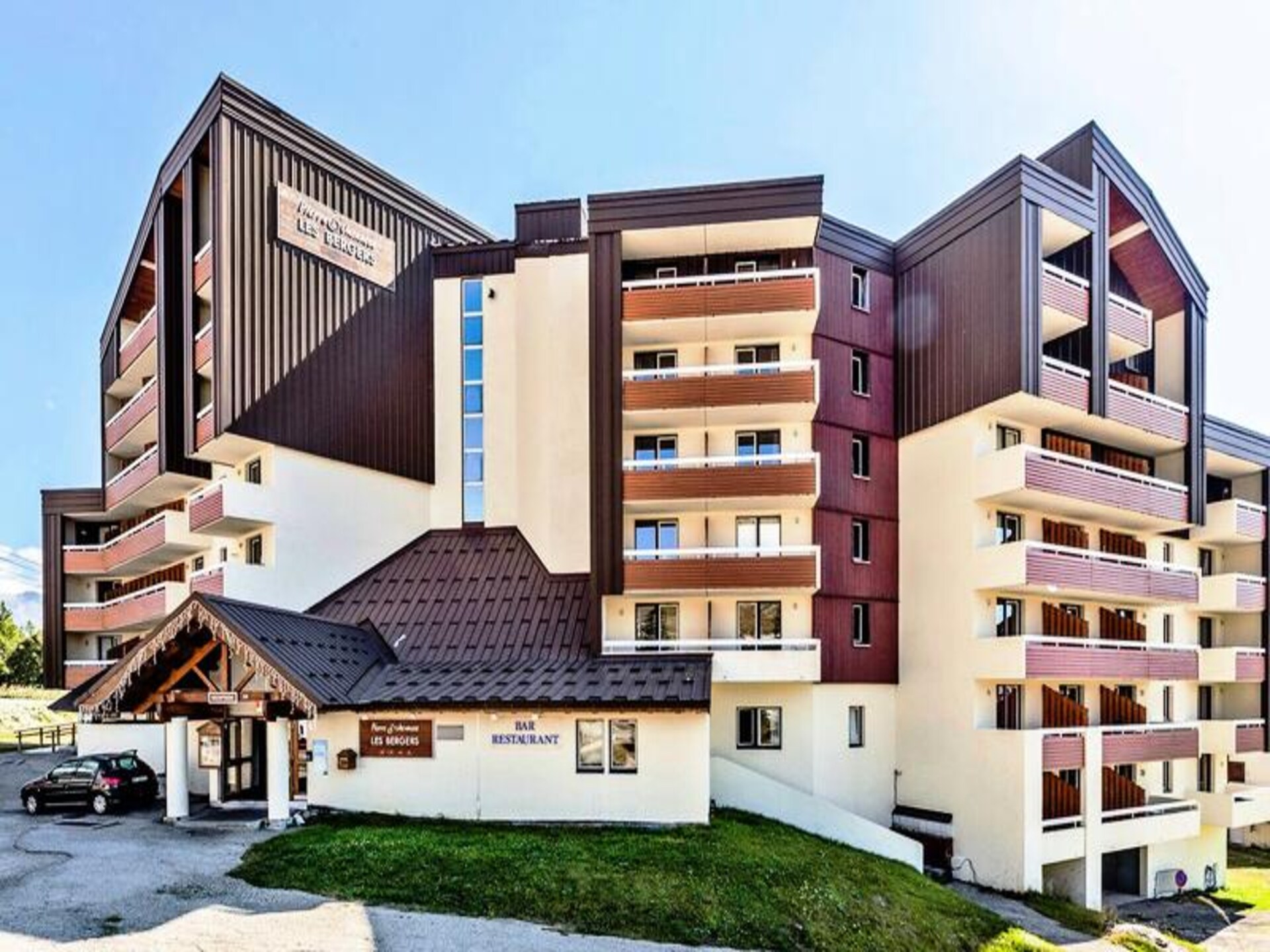 Knus appartement in Alpe d'Huez met balkon en uitzicht op de bergen - foto 2